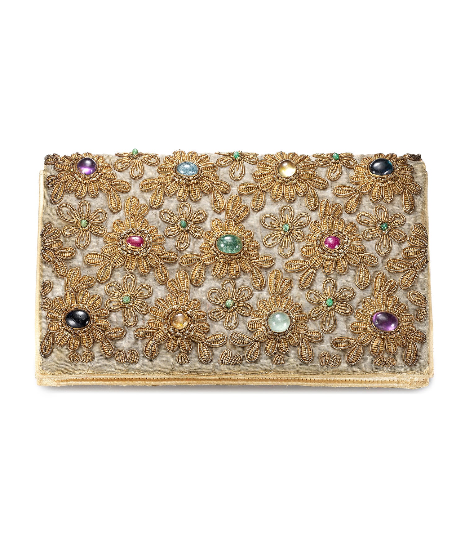 Gem set evening bag