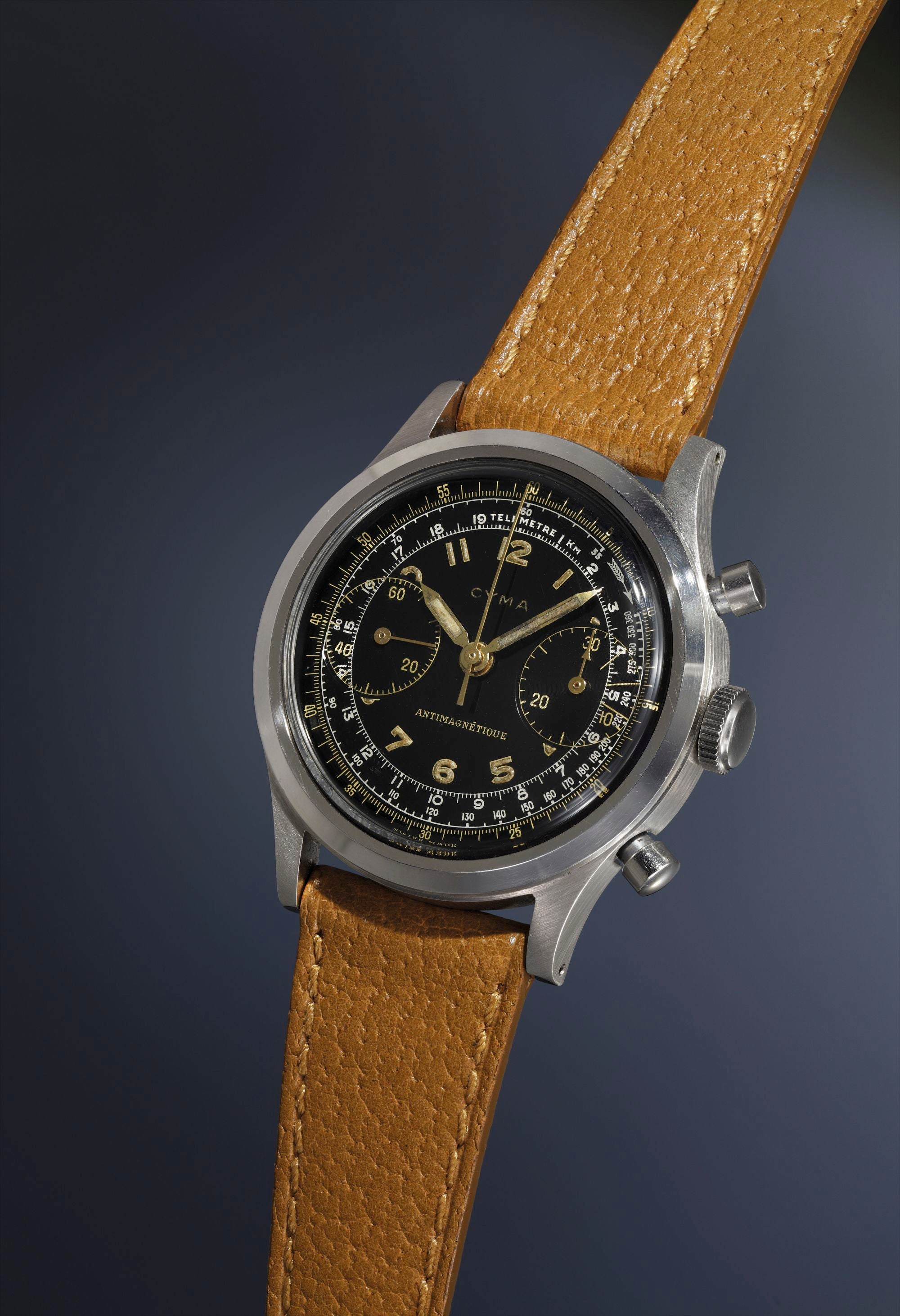 CYMA START-STOP-RESET: 88 Epic Stainless Steel Chronographs
