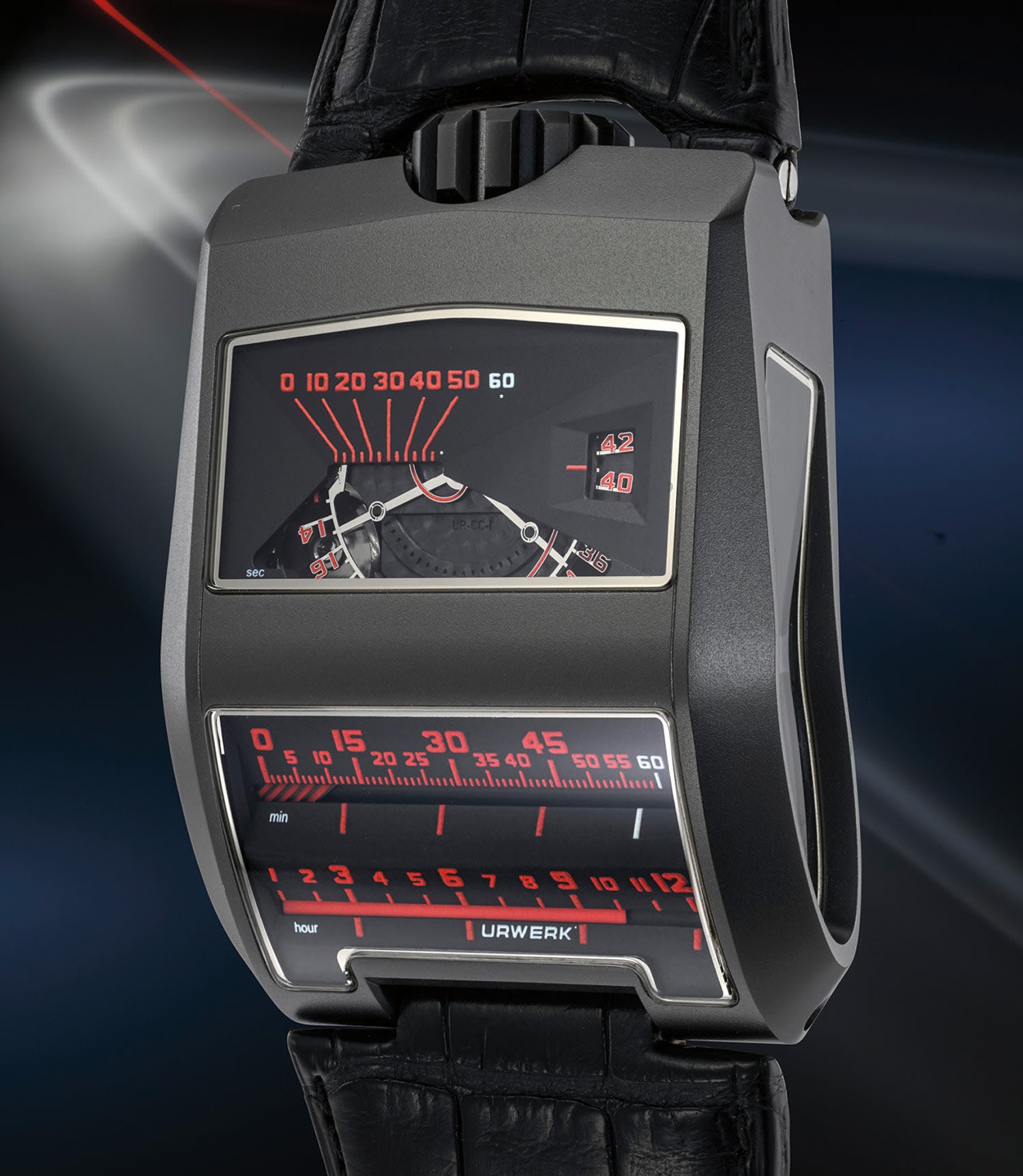 Ref. UR-CC1
A unique and cutting edge  AlTiN coated white gold w