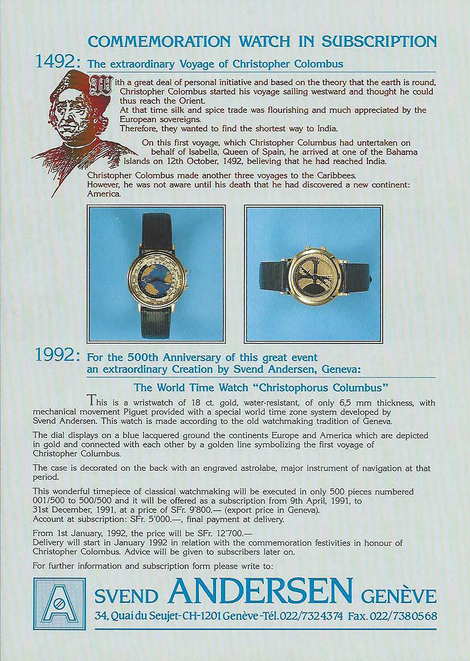 Andersen Geneve The Geneva Watch Auction: XVII