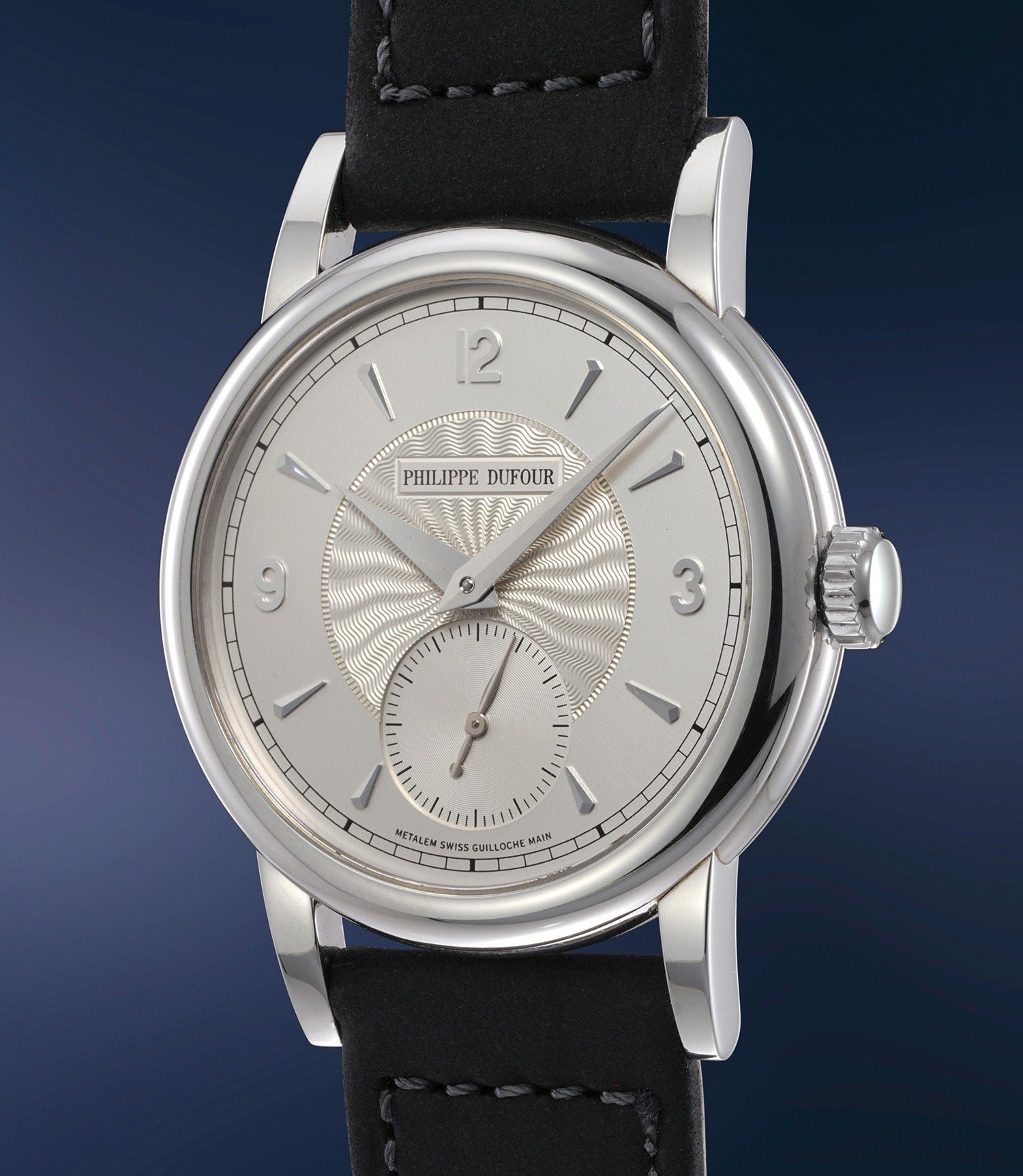 Simplicity 37mm Platinum, Guilloché Dial (No. 57) — simplicity-37-platinum-no-57