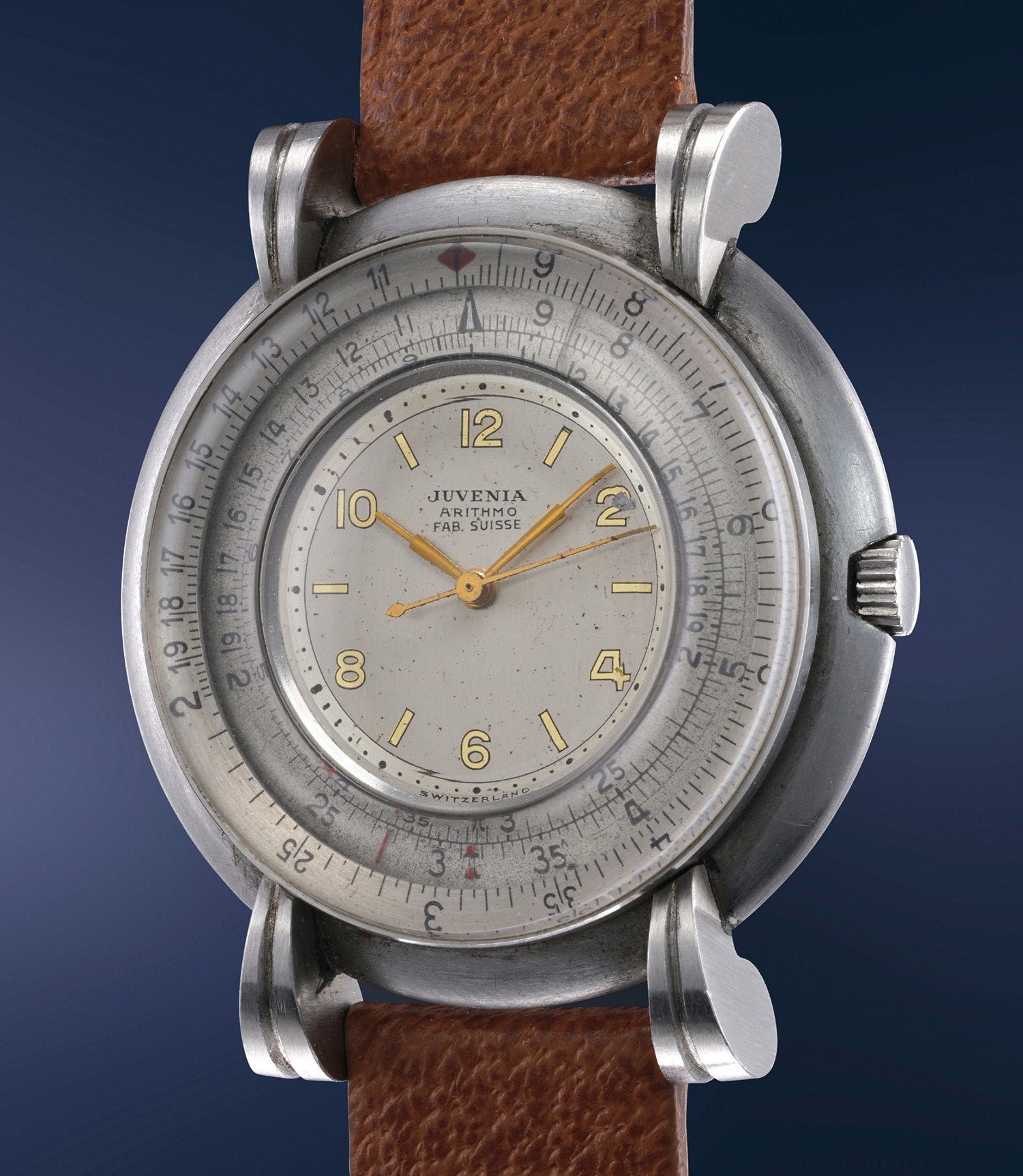 A highly unusual, extremely rare and oversized stainless steel w