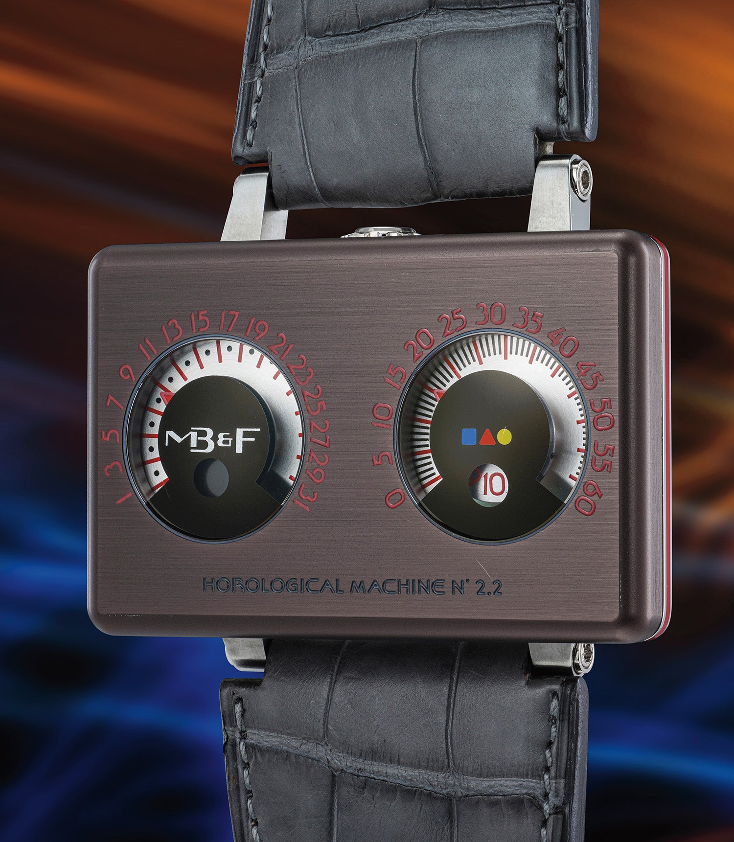 A unique and unusual brown colored silicium PVD coated titanium