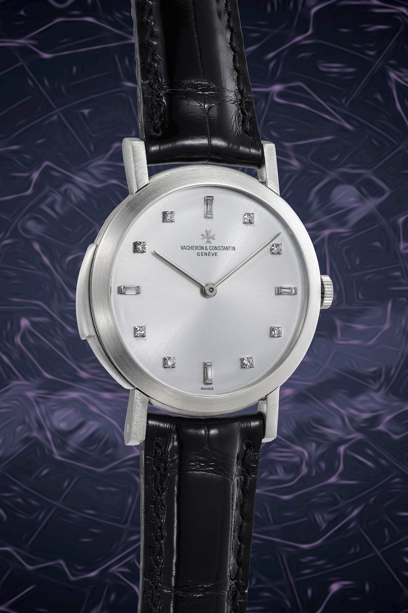 <p><strong>VACHERON CONSTANTIN</strong> <em>Ref. 6448 Unique Piece in platinum</em></p>

