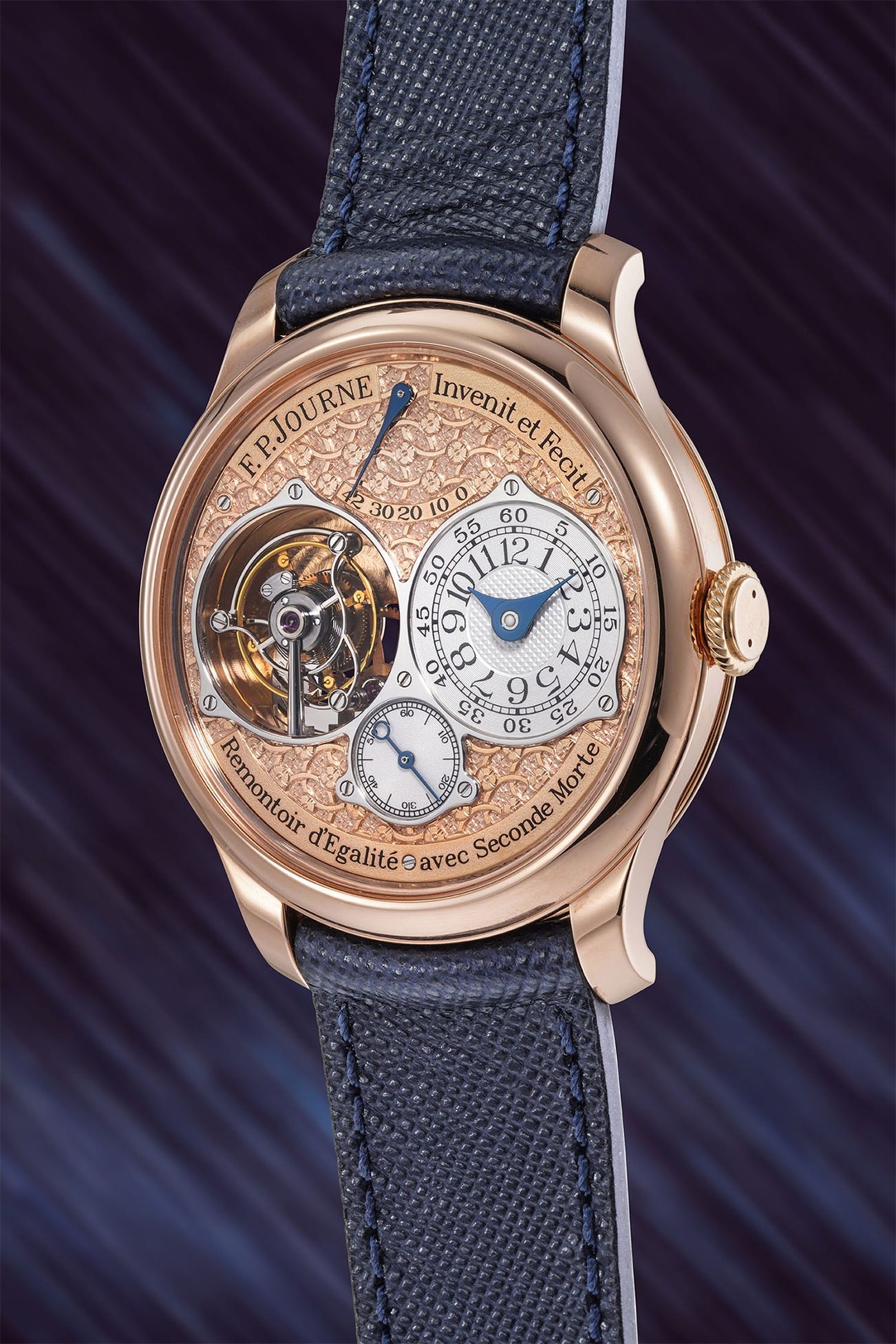 <p><strong>F.P.JOURNE </strong><em>Tourbillon Souverain "R&eacute;gence Circulaire"</em></p>
