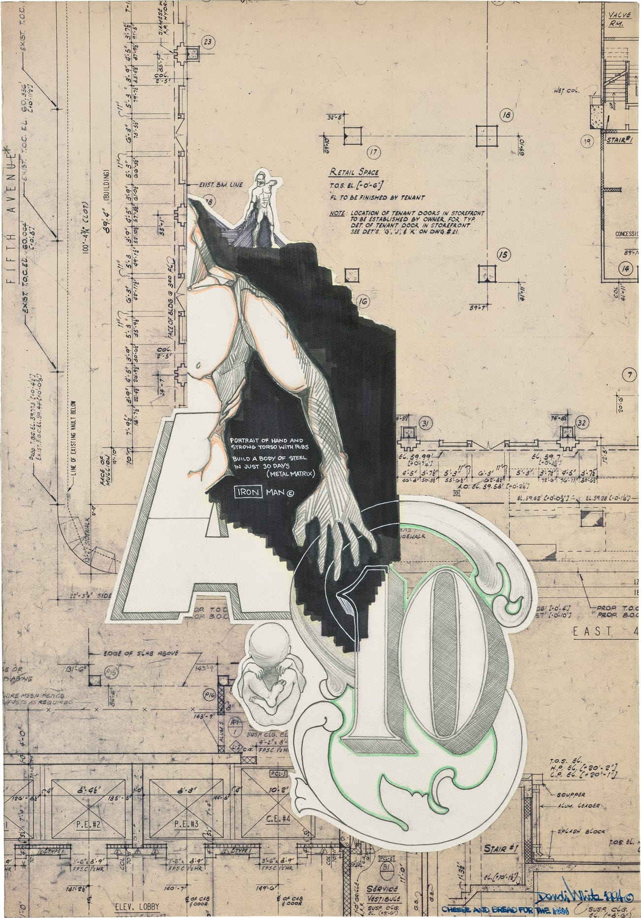 <p><strong>DONDI WHITE </strong><em>Cheese & Bread for the Ham,</em> 1994</p>