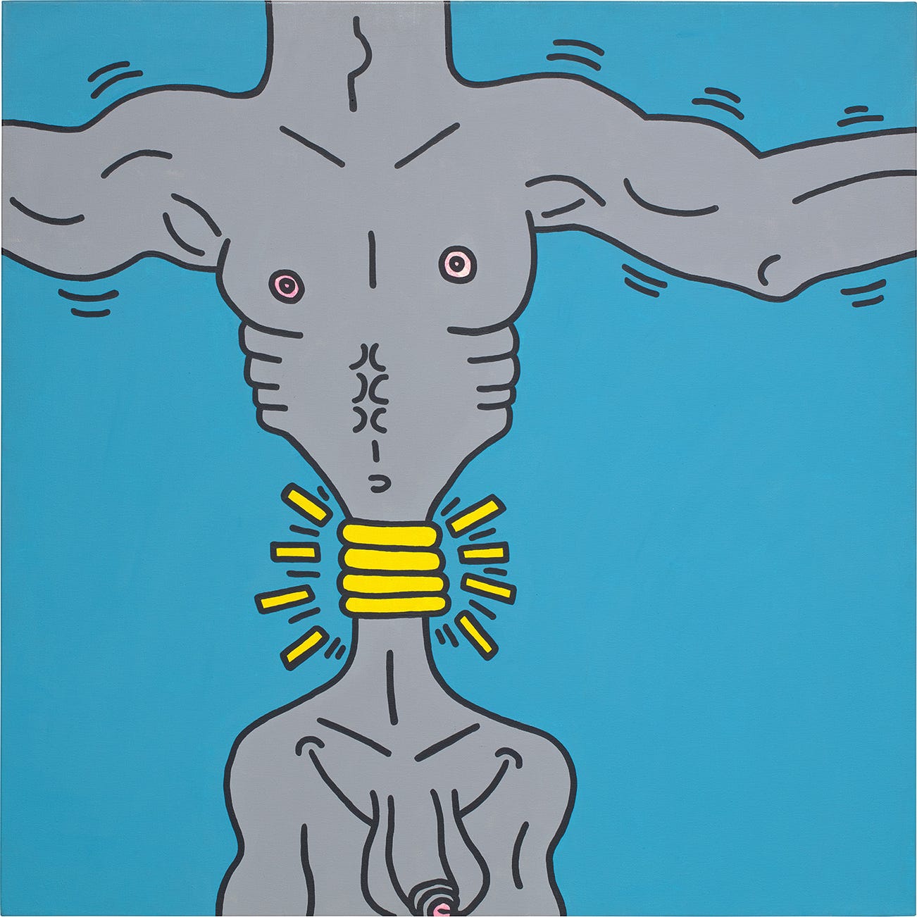 <p><strong>KEITH HARING</strong><em> Untitled,</em> 1985</p>
