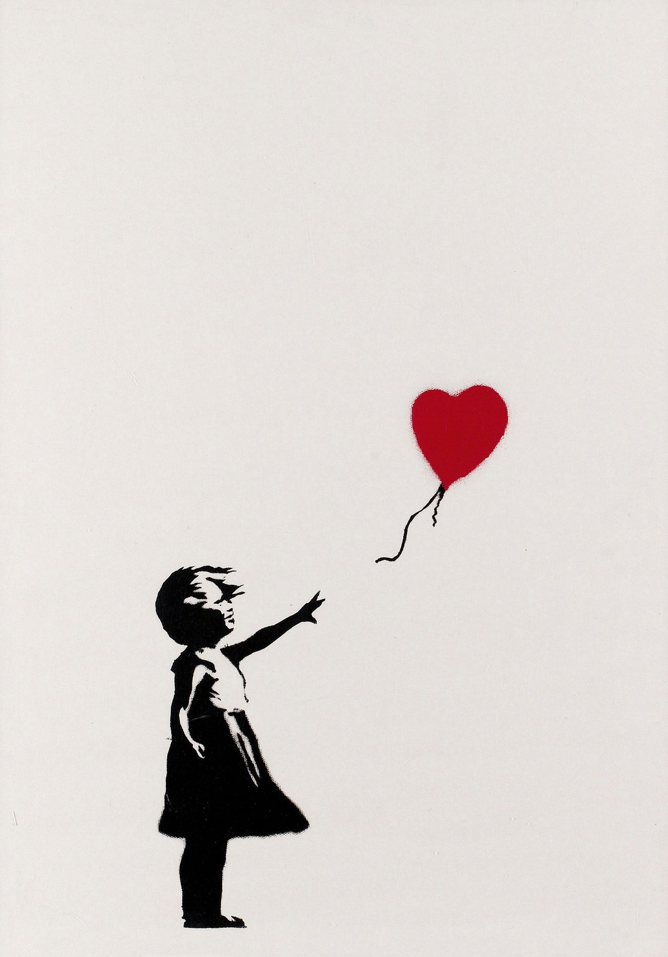 <b>BANKSY</b><i> Girl with Balloon</i>, 2004