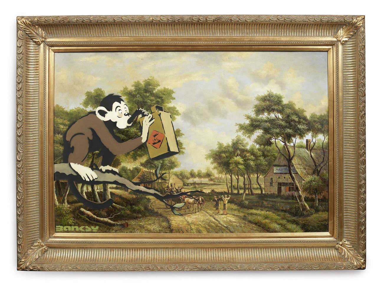 <b>BANKSY </b><i>Monkey Poison</i>, 2004