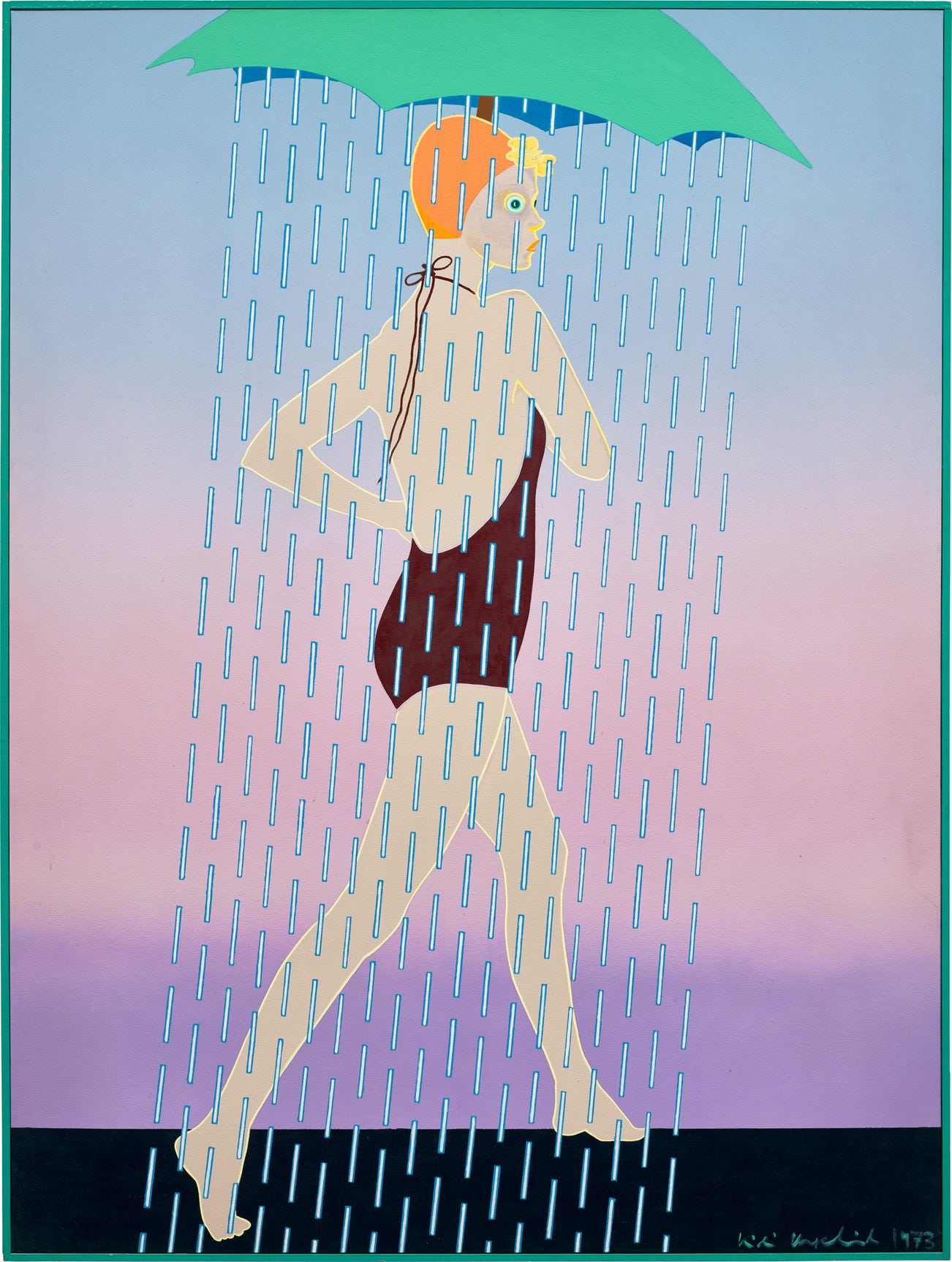 <p><strong>KIKI KOGELNIK</strong> <em>Rainy</em>, 1973</p>
