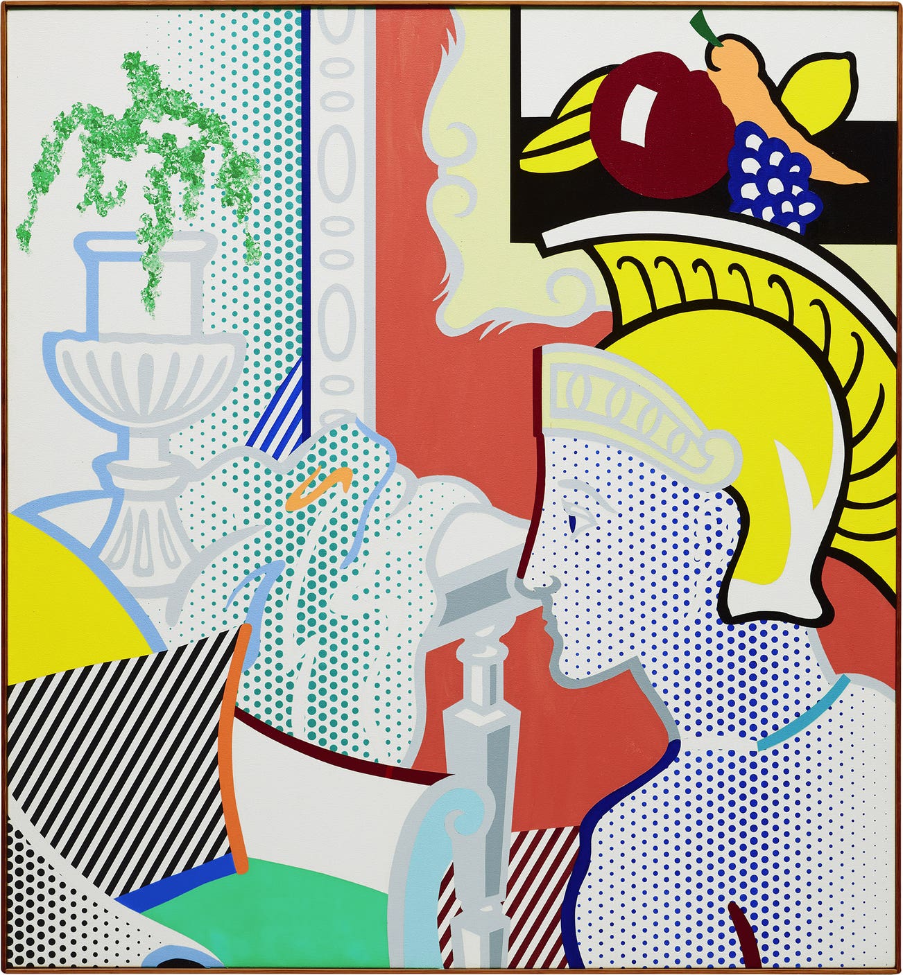 <p><strong>ROY LICHTENSTEIN</strong> I<em>nterior with Ajax</em>,&nbsp;1997</p>

