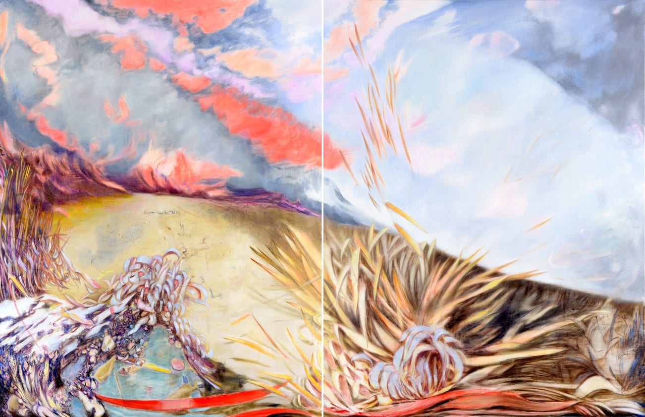 <p><strong>MARIA SAINZ RUEDA</strong>&nbsp;<em>Verk&uuml;ndigung Annunciation Diptych</em>, 2022</p>
