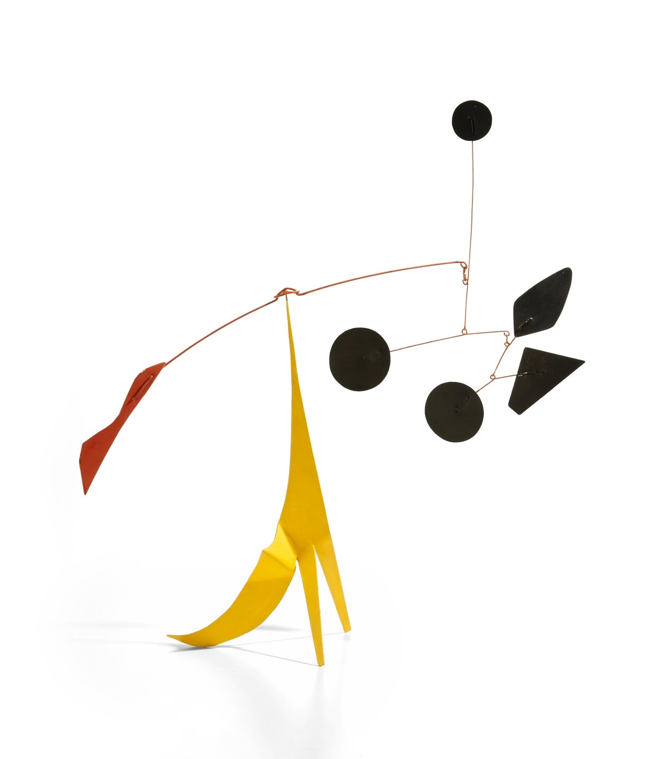 <p><strong>ALEXANDER CALDER </strong><em>One Yellow Crinkle,</em> 1975</p>
