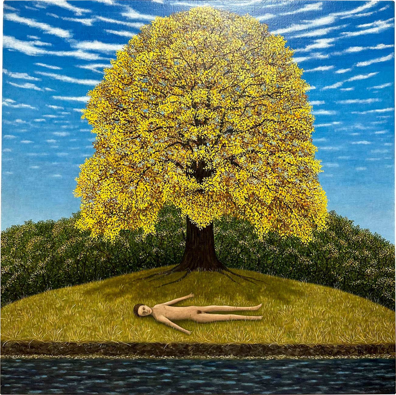 <p><strong>SCOTT KAHN </strong><em>Resting By The Stream, 1985</em></p>