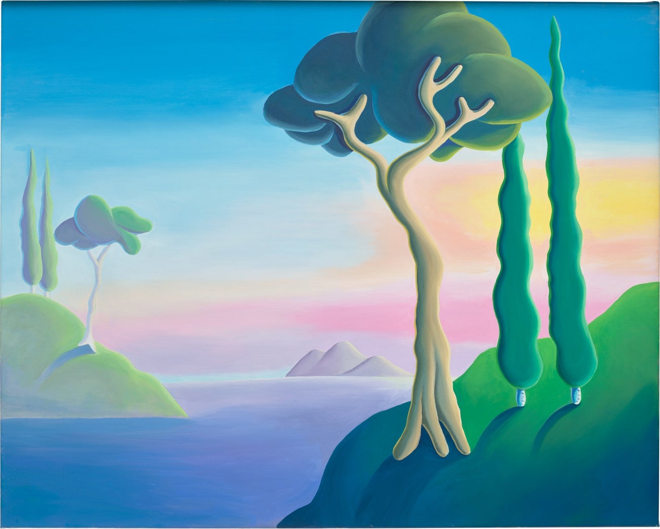 <p><strong>DAISY DODD-NOBLE&nbsp;</strong><em>Italian landscape,</em>&nbsp;2021</p>
