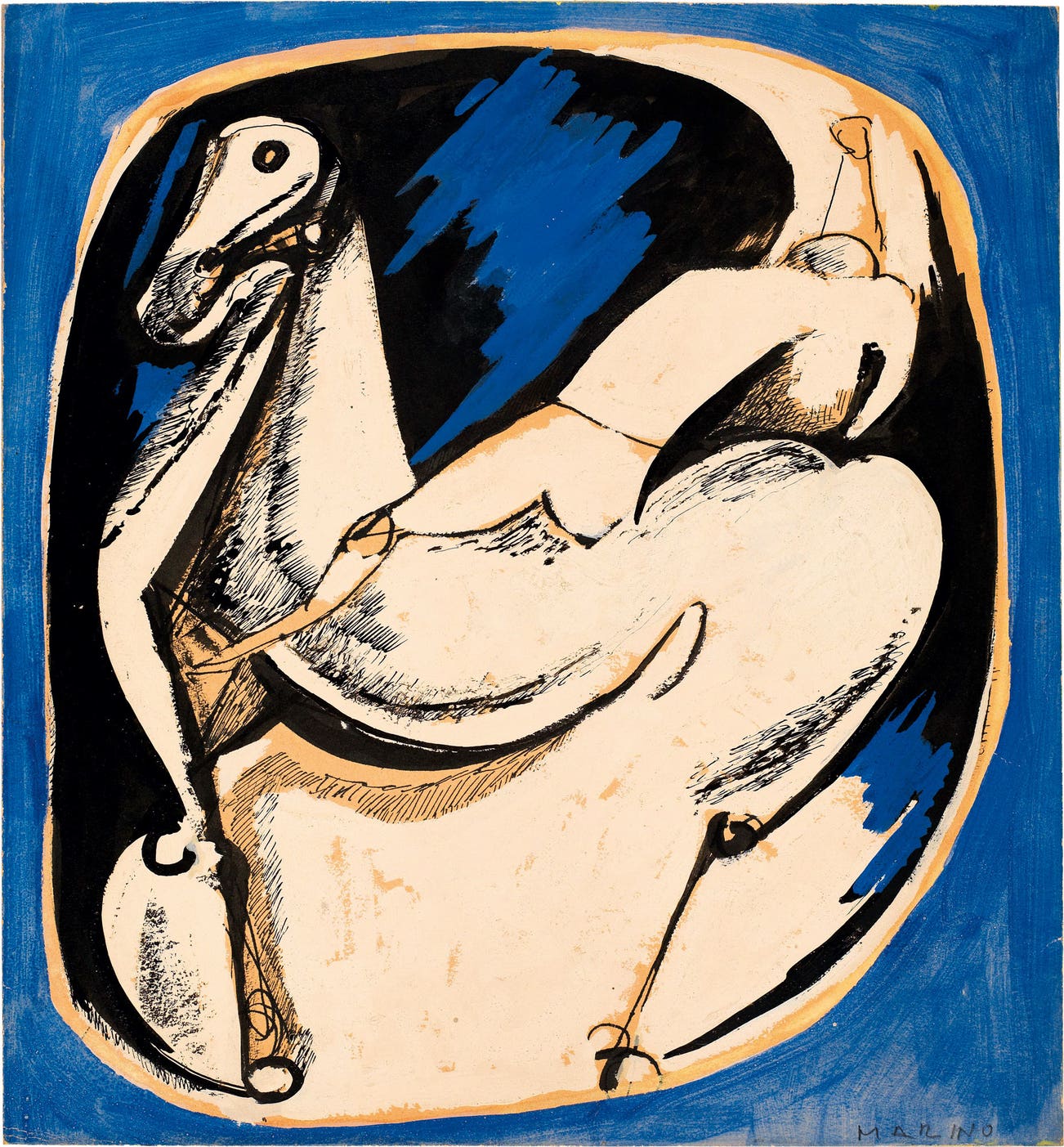 <p><strong>MARIO MARINI </strong><em>Cavallo Cavaliere,</em> 1948</p>