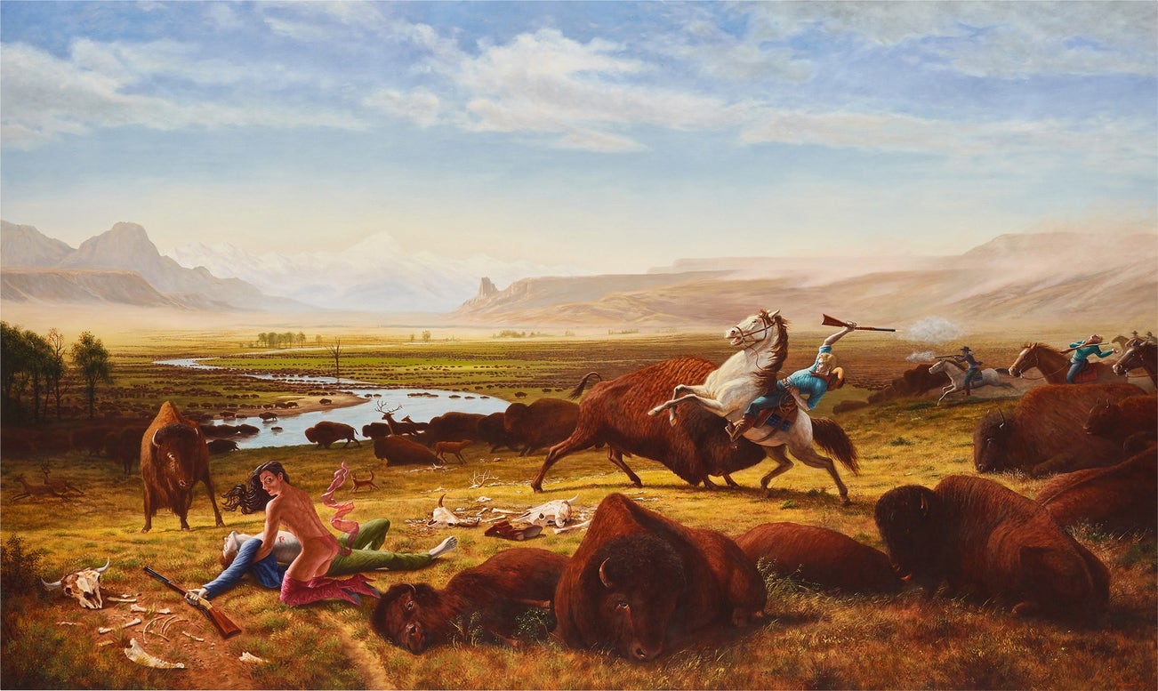 <p><strong>KENT MONKMAN</strong>&nbsp;<em>Death of Adonis</em>, 2010</p>
