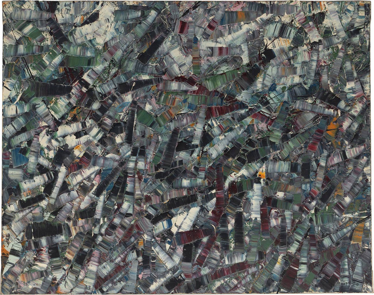 <p><strong>JEAN-PAUL RIOPELLE</strong> <em>Untitled, </em>&euro;200,000&ndash;300,000</p>
