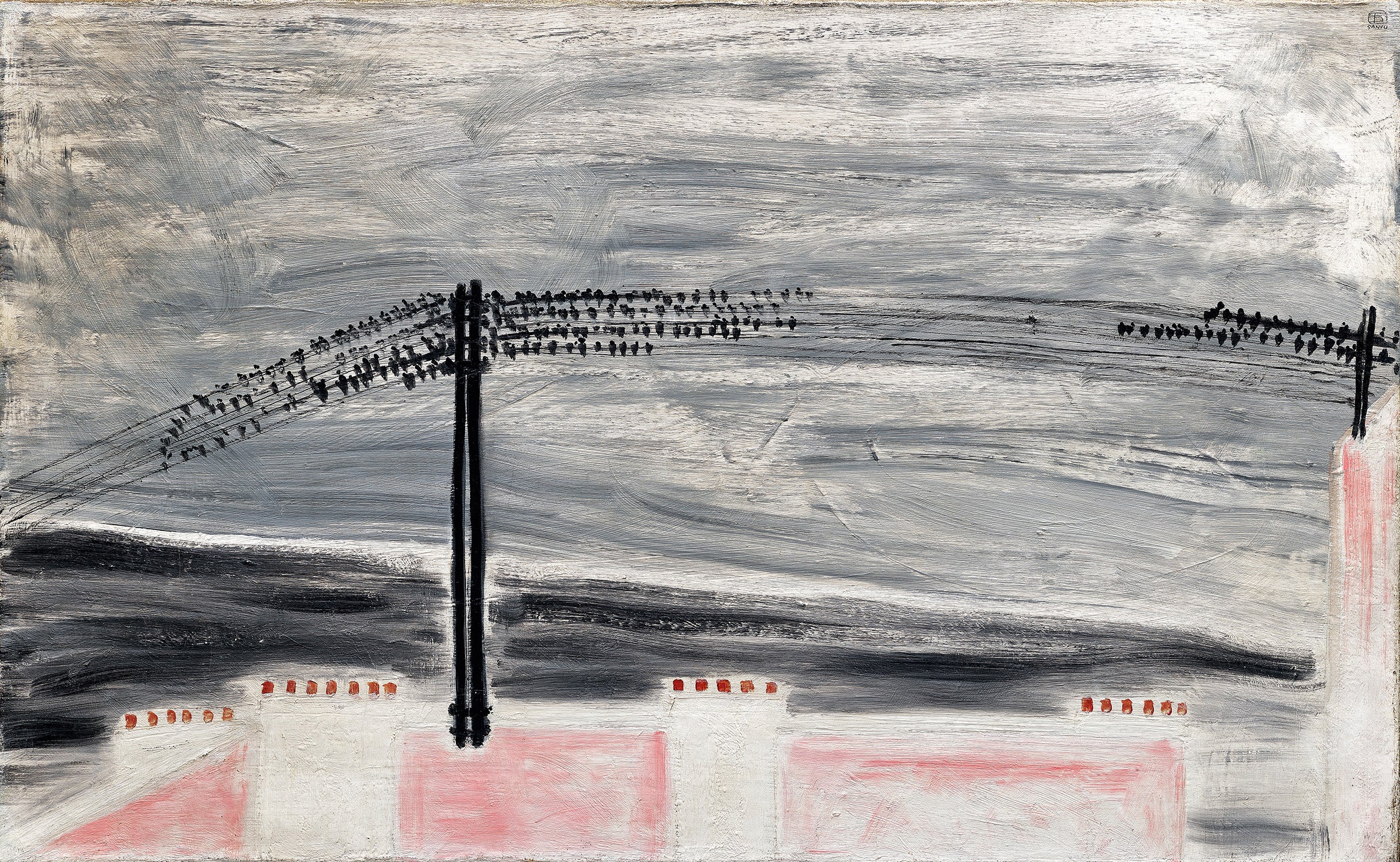 Paysage Aux Hirondelles