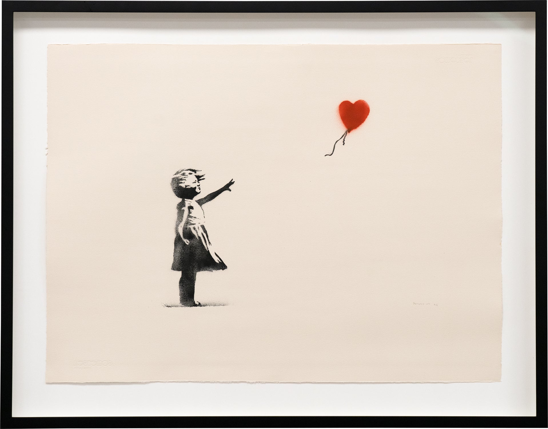 バンクシー バルーン Banksy 20th Century & Contemporary Art Evening Sale in association