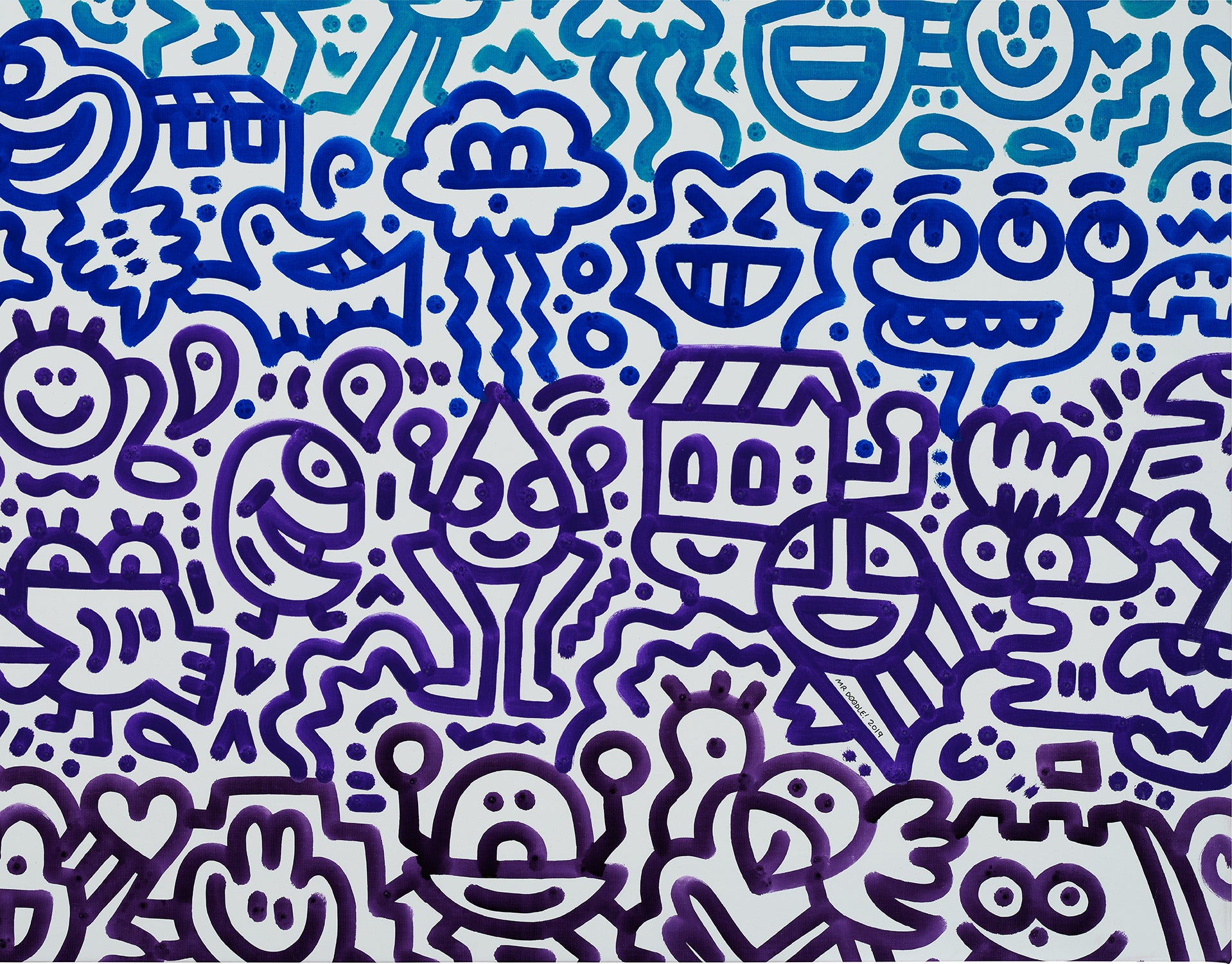 Mr Doodle 20th Century & Contemporary Art Day Sale