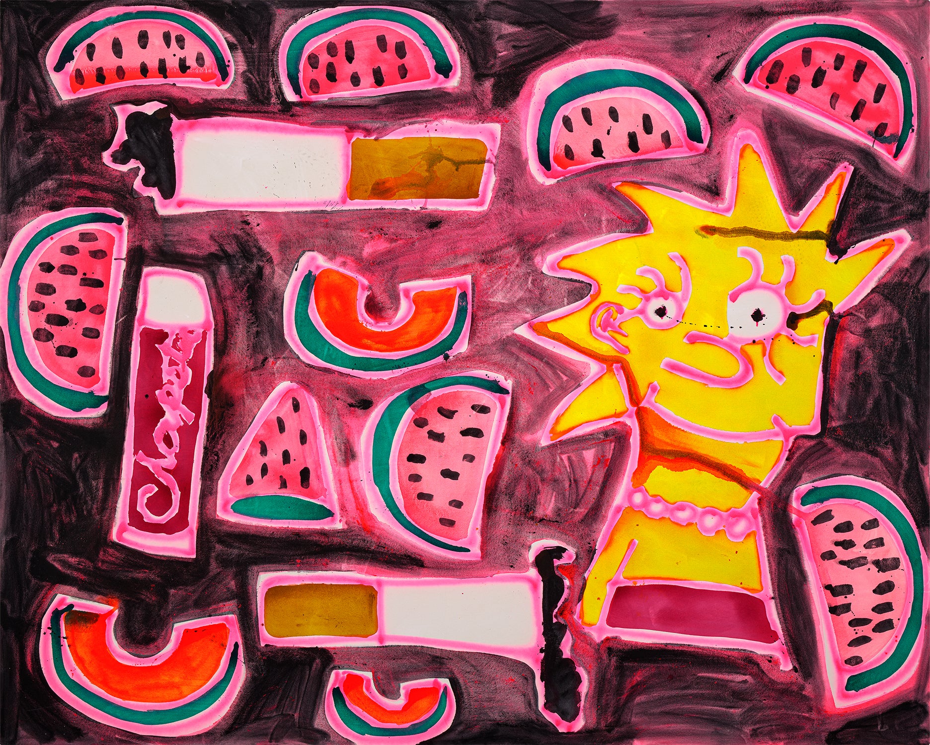 Katherine Bernhardt Modern & Contemporary Art Day Sale