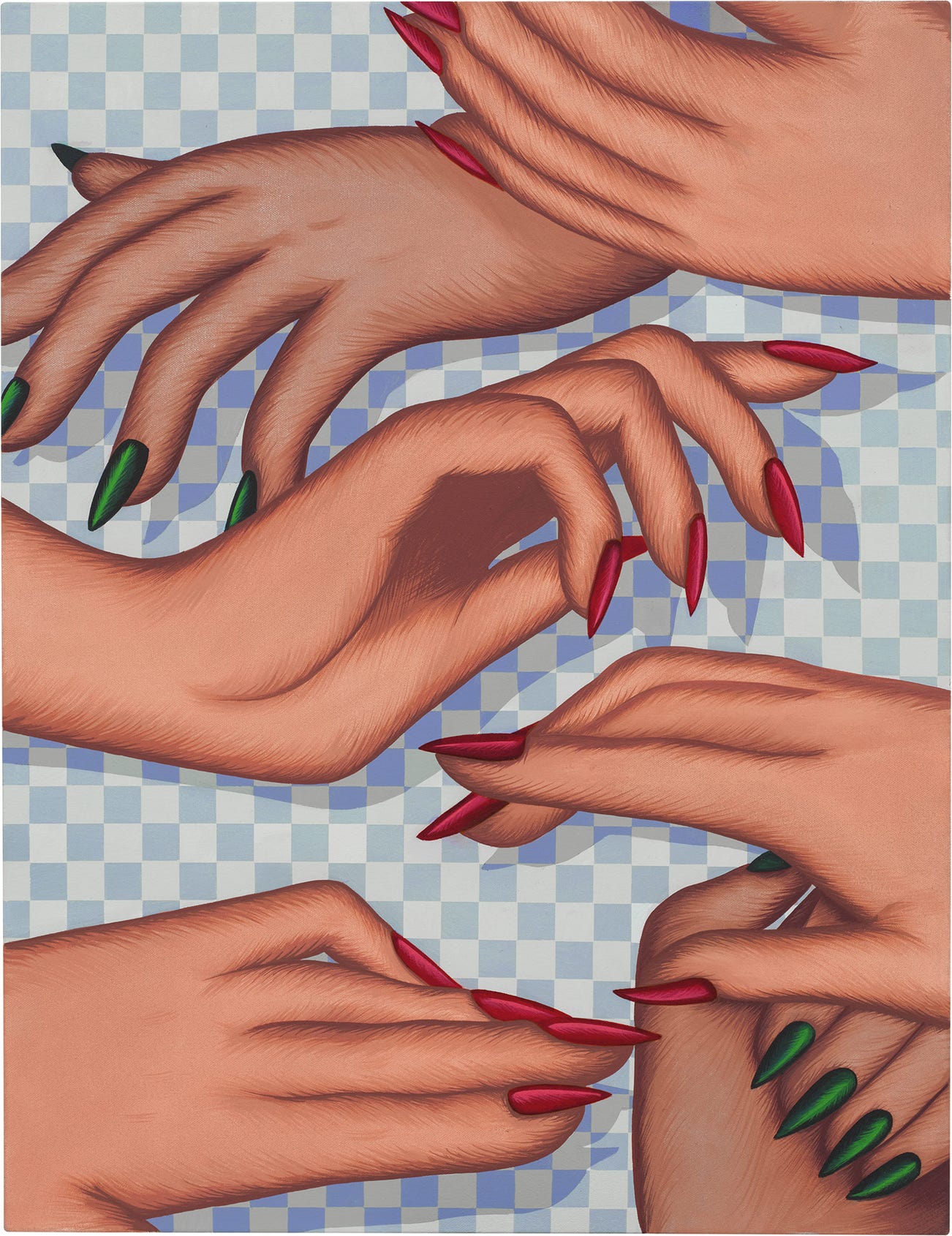 <p><strong>JULIE CURTISS</strong> <em>Shopped Hands</em>, HK$480,000&ndash;680,000</p>

