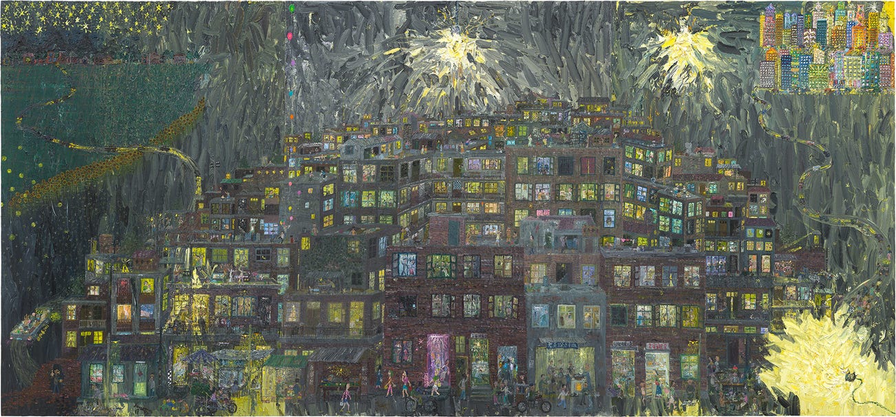<p><strong>歐陽春</strong><em>《灵与肉——三重奏》</em>,HK$1,500,000–2,500,000</p>