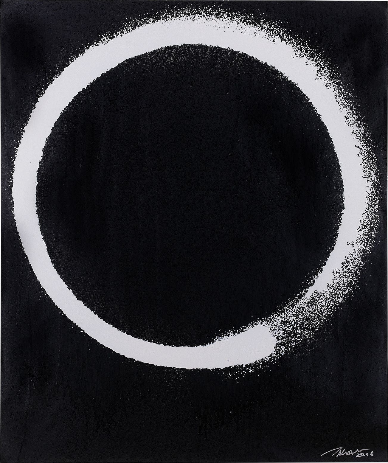 <p><strong>村上隆</strong><em>《圓相:暗黑世界的彼岸》</em>,2016年作</p>