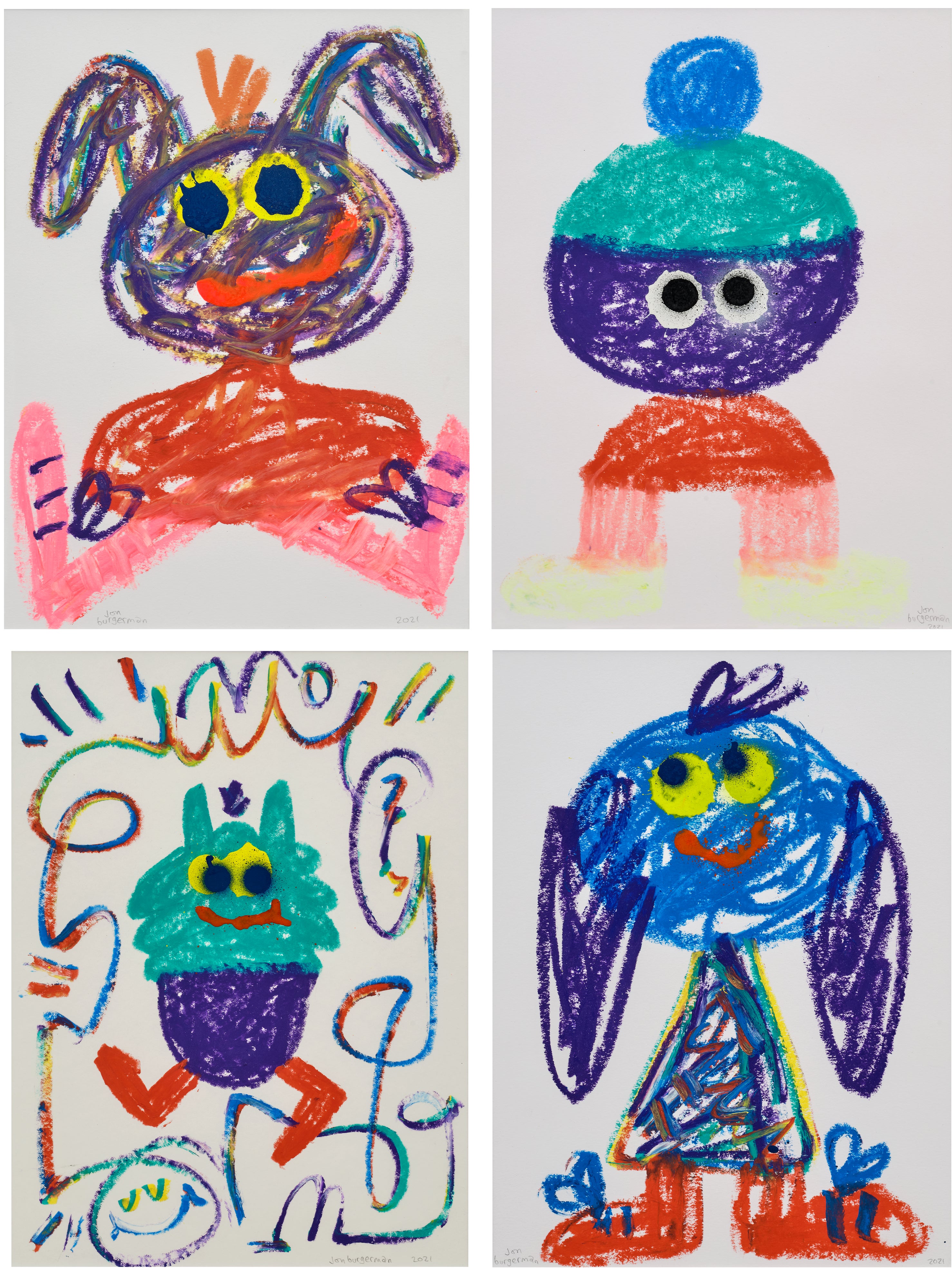 Jon Burgerman: 拍賣品，即將舉行的拍賣及過去拍賣成績