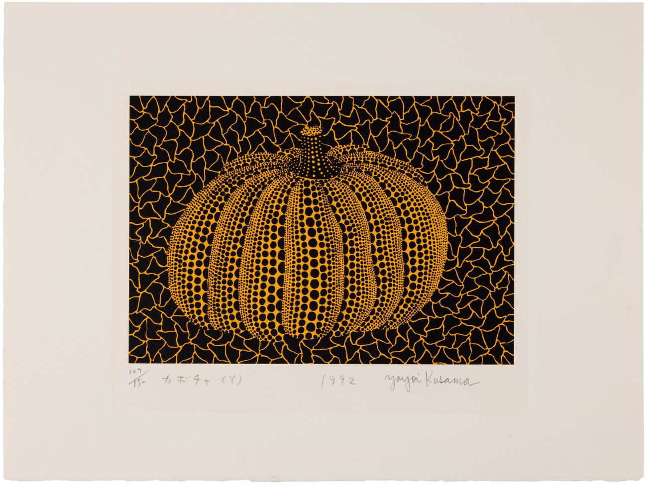 <p><strong>YAYOI KUSAMA</strong> <em>Pumpkin (Y) (K. 153)</em></p>