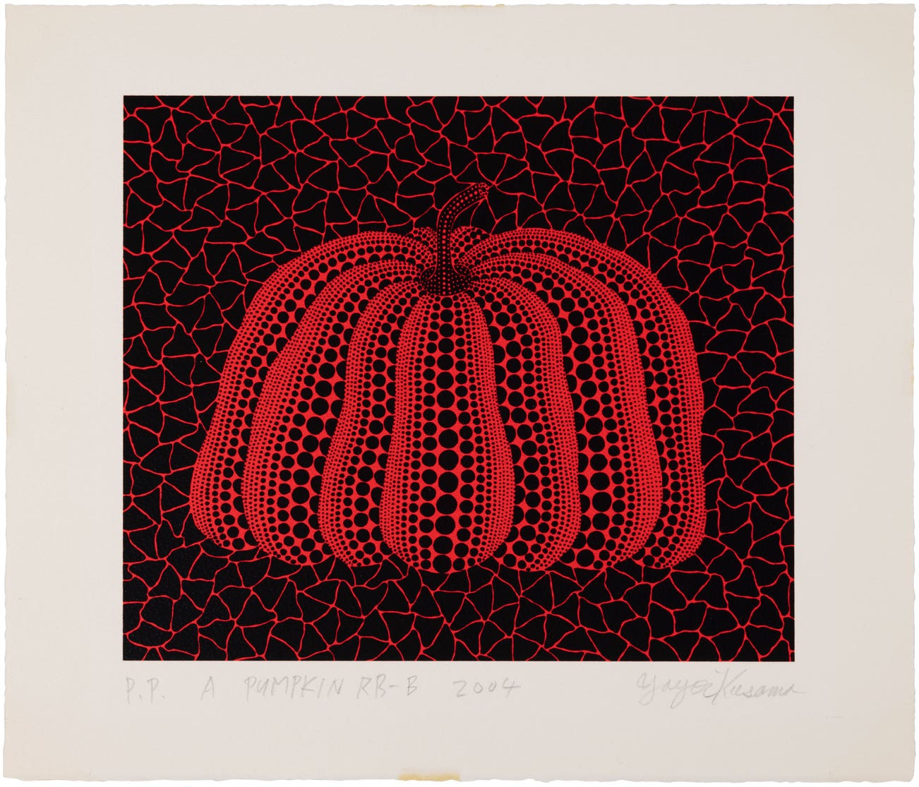 <p><strong>YAYOI KUSAMA</strong> <em>A Pumpkin RB-B (K. 328)</em></p>