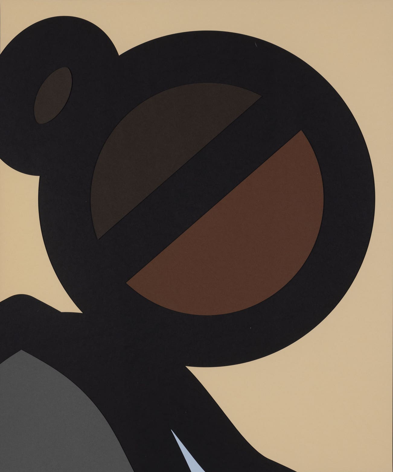 <p><strong>JULIAN OPIE</strong> <em>Paper Head 4</em></p>