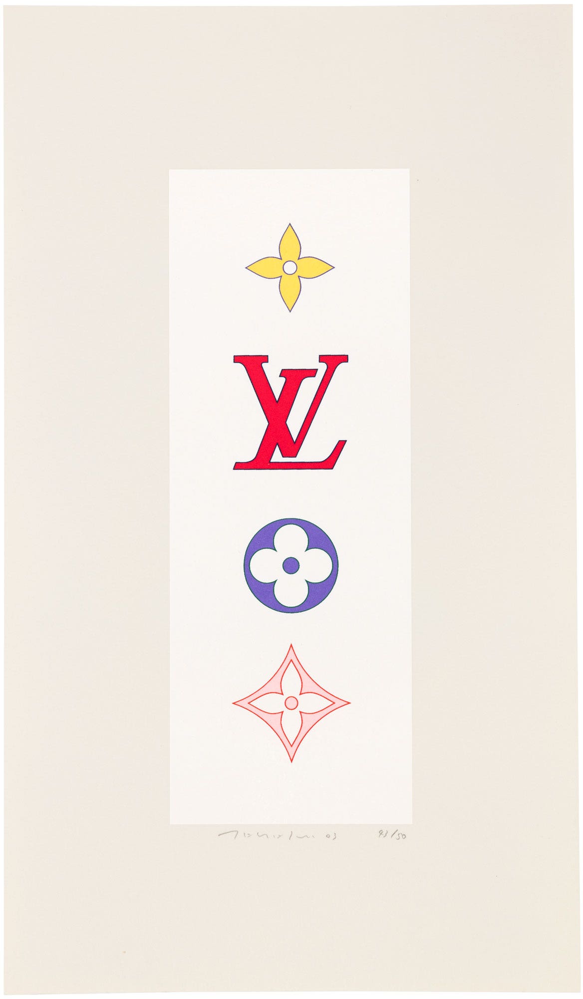 <p><strong>TAKASHI MURAKAMI</strong> <em>Superflat Colorful Monogram</em>, 2003</p>
