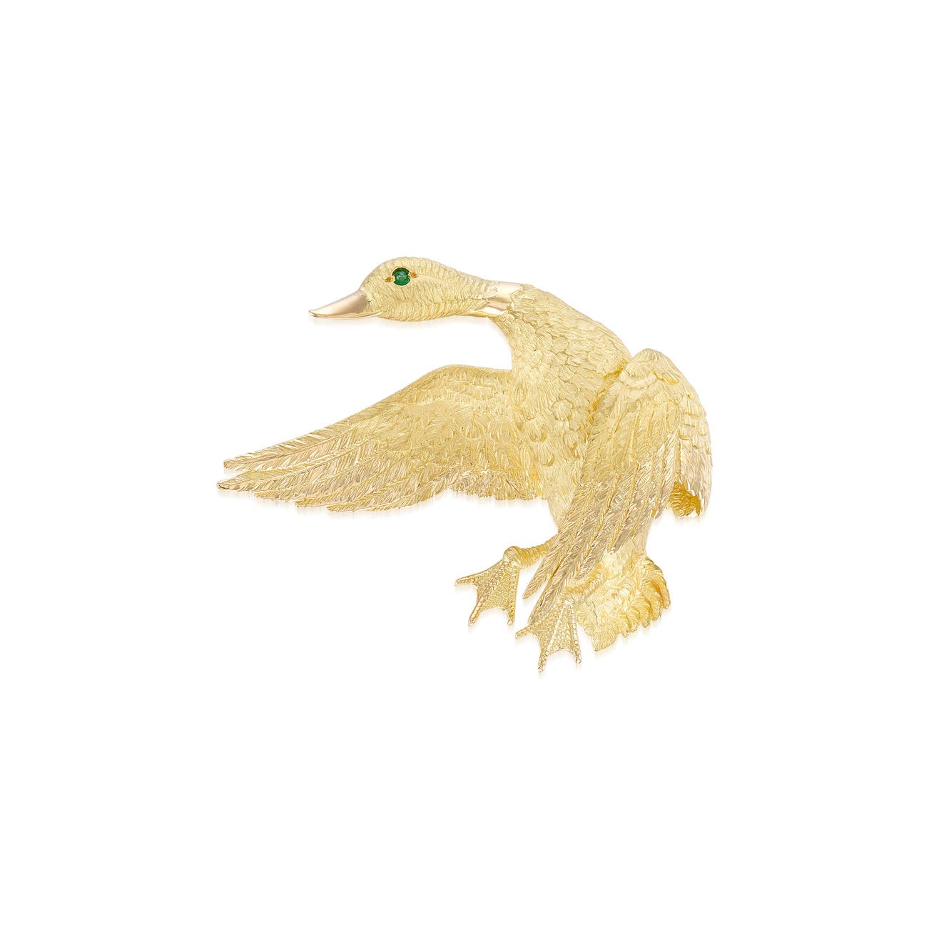 <p><strong>HERM&Egrave;S</strong> <em>Gold and Emerald Brooch</em>, HK$30,000 &ndash; 50,000</p>
