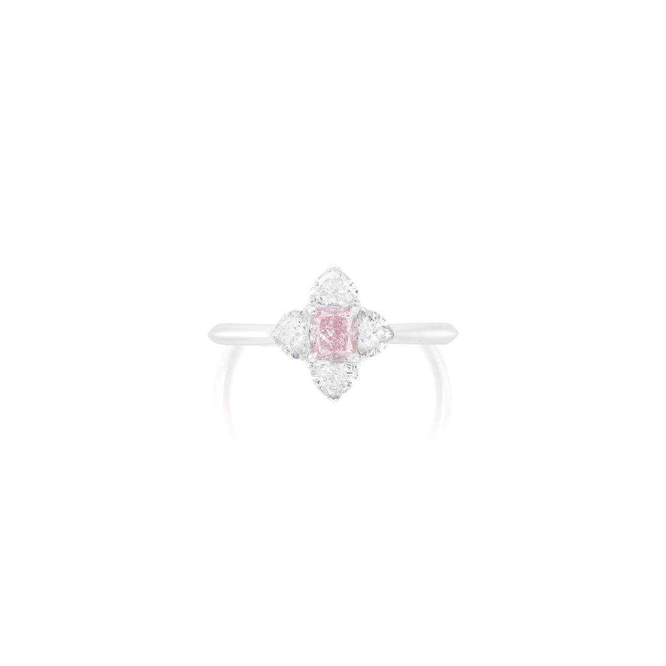 <p><em>Fancy Intense Purplish Pink Diamond and Diamond Ring</em>, HK$100,000 &ndash; 180,000</p>
