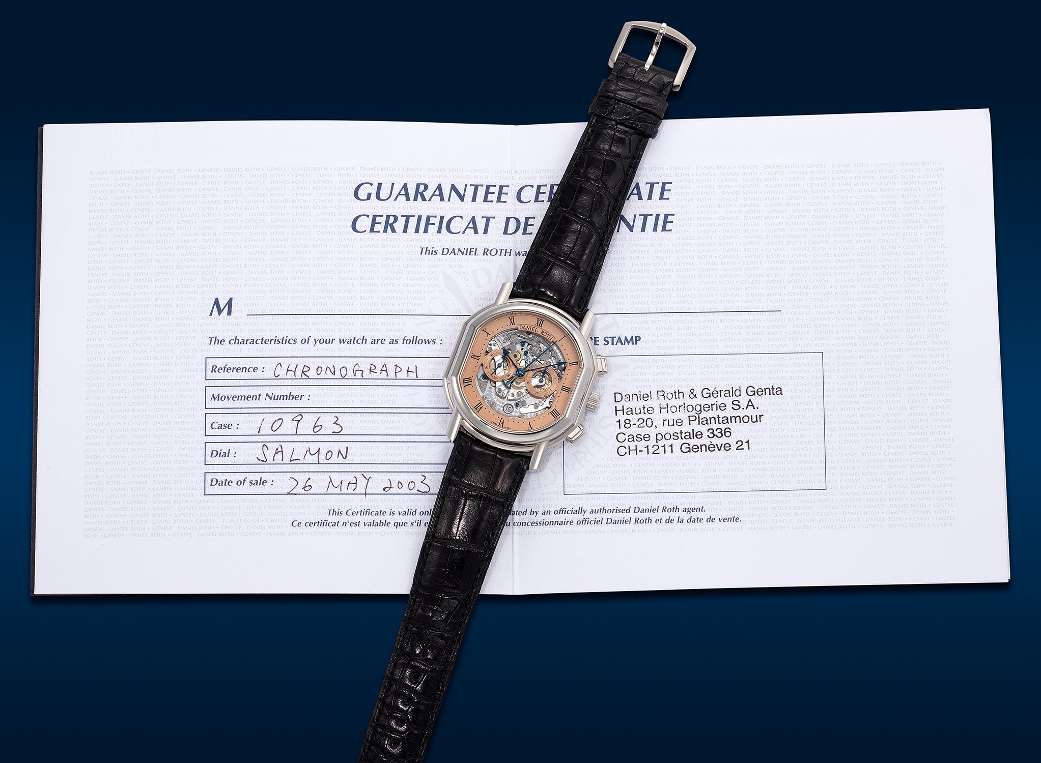 Daniel Roth The Hong Kong Watch Auction: XVI