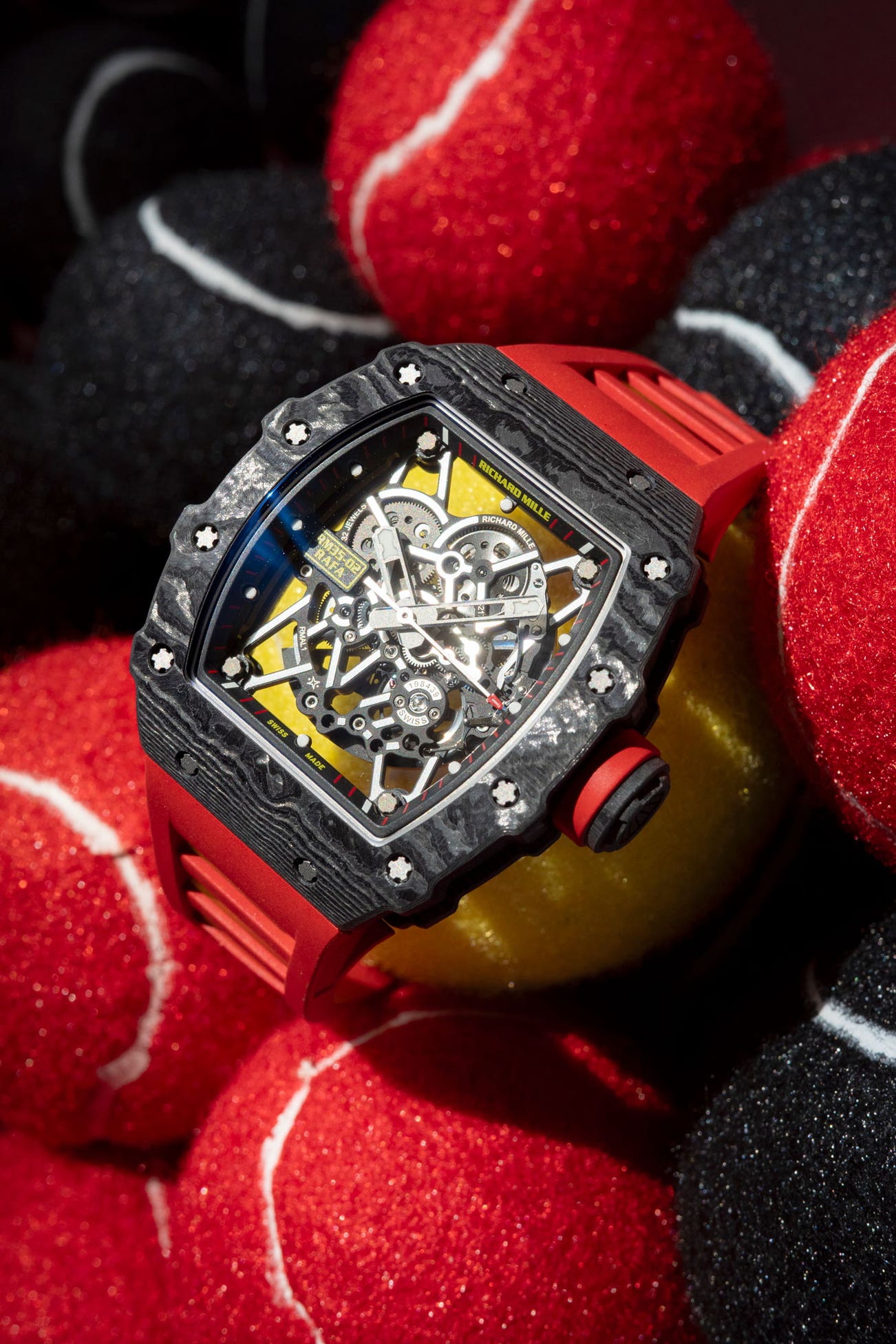 <p><strong>RICHARD MILLE</strong> <em>RM35-02 Rafael Nadal in Carbon TPT</em></p>

