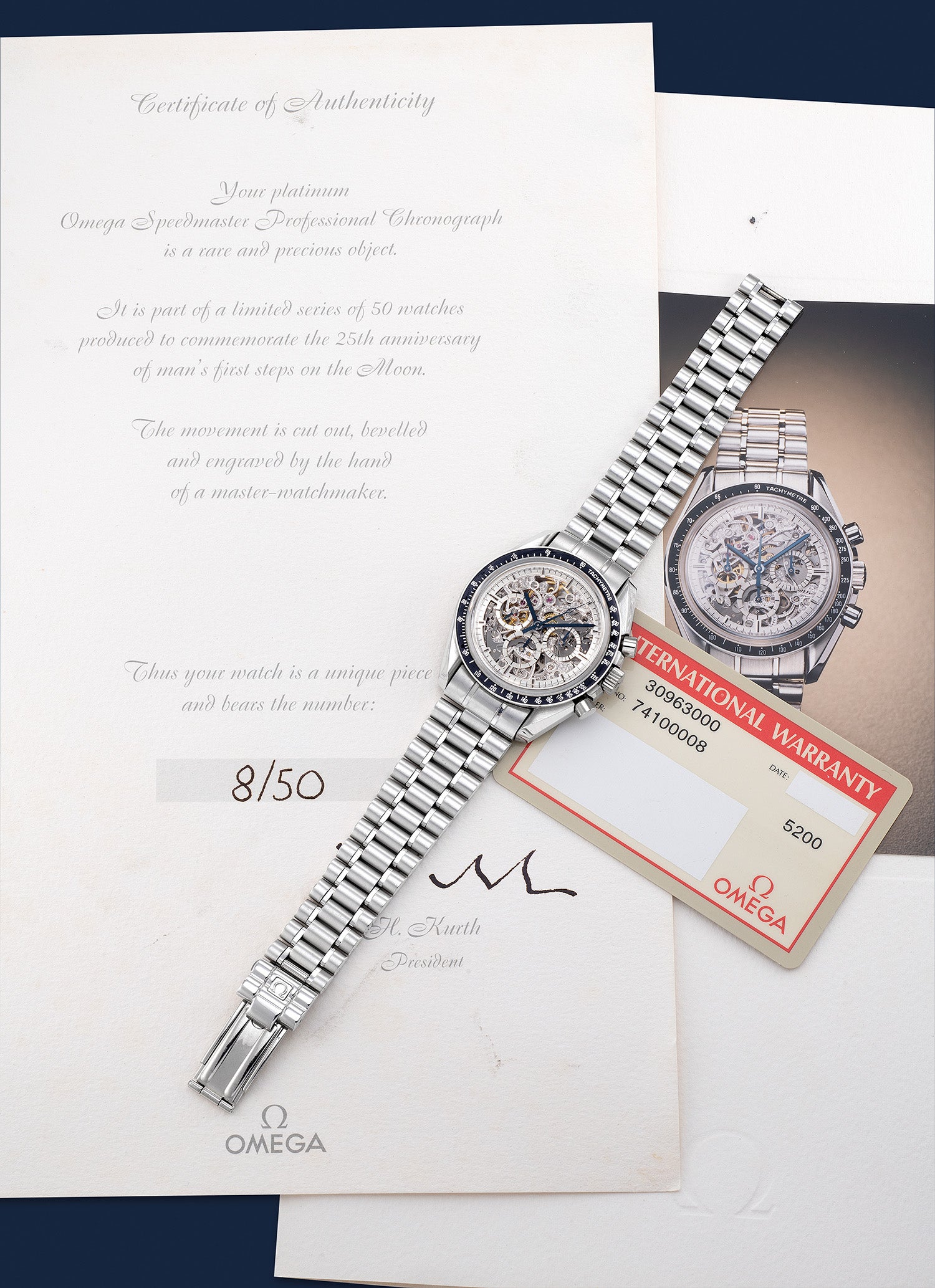 OMEGA The Moon Watch アクリルパネル　非売品 Omega The Hong Kong Watch Auction: XV