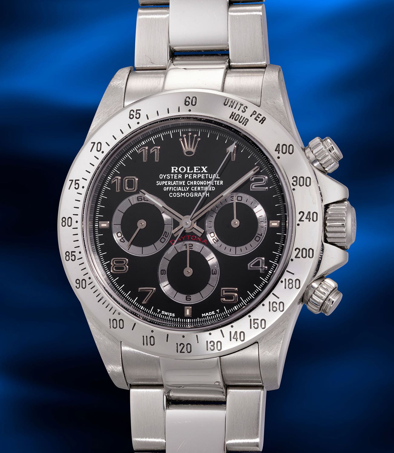 <p><strong>ROLEX</strong> <em>The only known Cosmograph Daytona, Ref. 16520 in stainless steel with &ldquo;prototype&rdquo; dial</em>, circa 1999</p>
