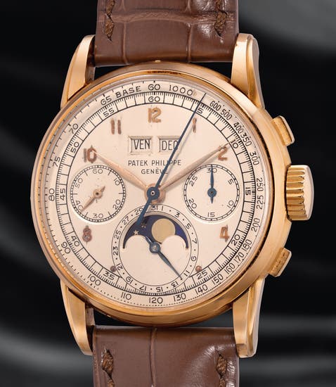 Patek Philippe — pink gold perpetual calendar chronograph