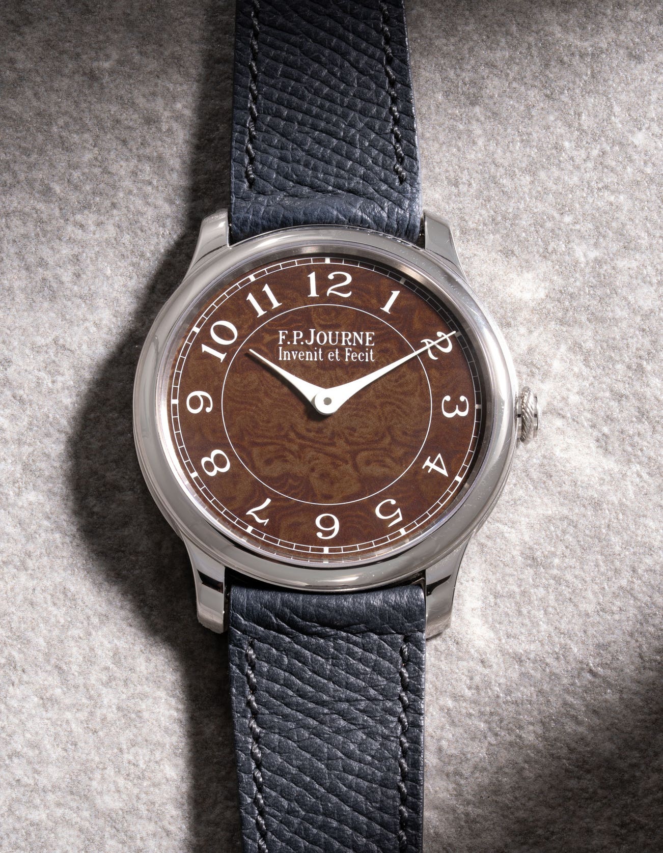 <p><strong>F.P. JOURNE</strong> <em>Chronomètre Holland & Holland in stainless steel, No. 5/28</em></p>