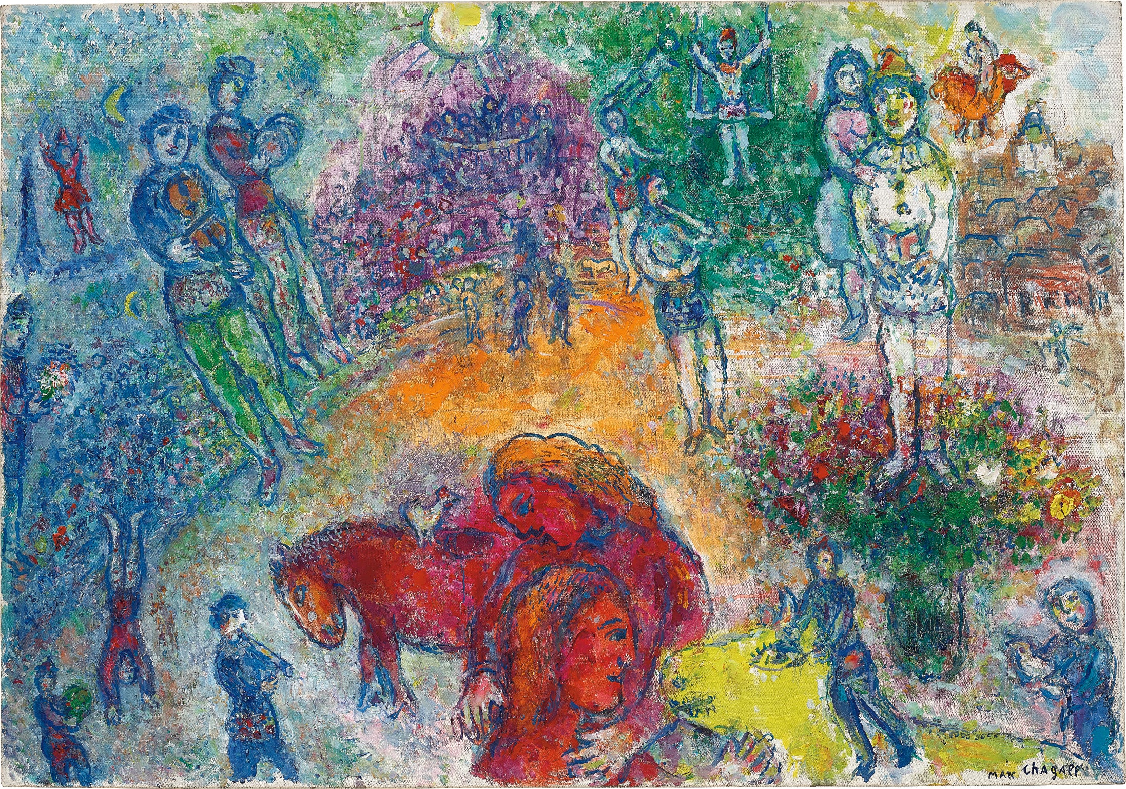 額　Marc　CHAGALL　MA884 Marc Chagall 20th Century & Contemporary Art Evening Sale