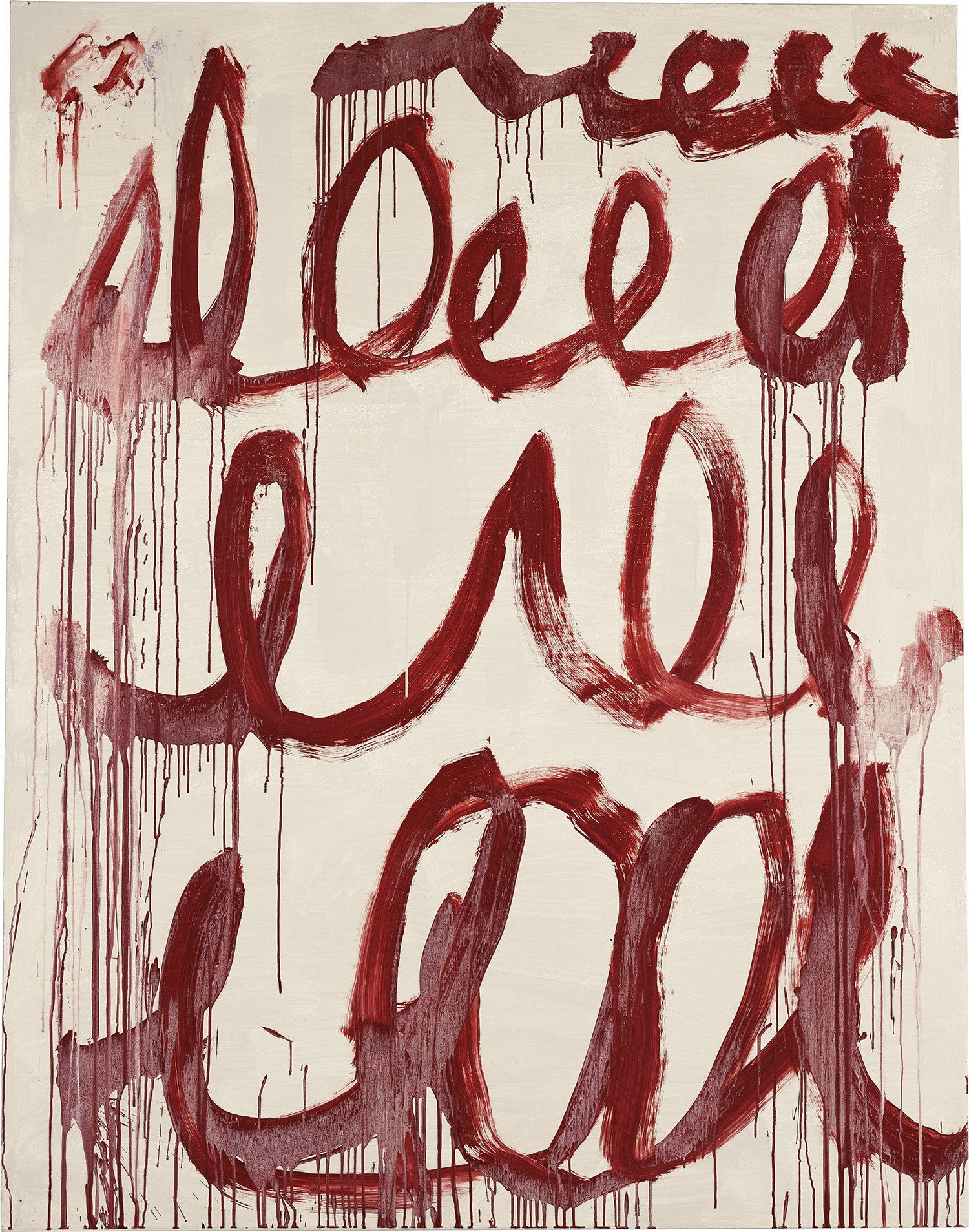 Cy Twombly 20th Century & Contemporary Art Evening Sale