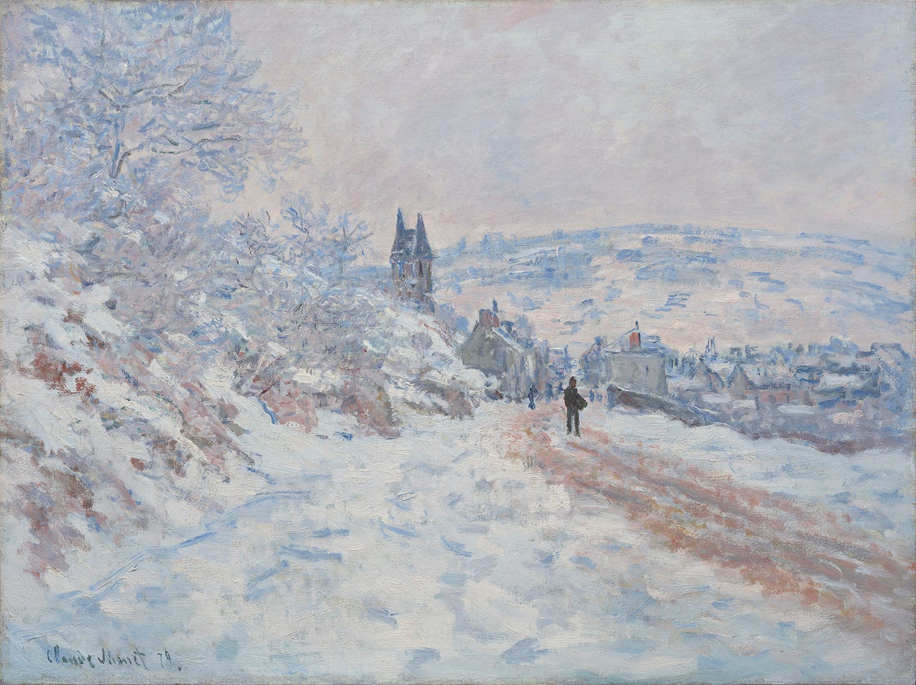 <p><strong>CLAUDE MONET</strong><em> La Route de V&eacute;theuil, effet de neige, </em>$7,000,000&ndash;10,000,000</p>
