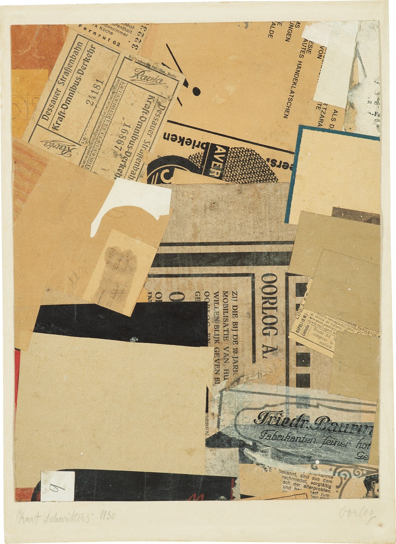 Kurt Schwitters: Works for Sale, Upcoming Auctions & Past Results