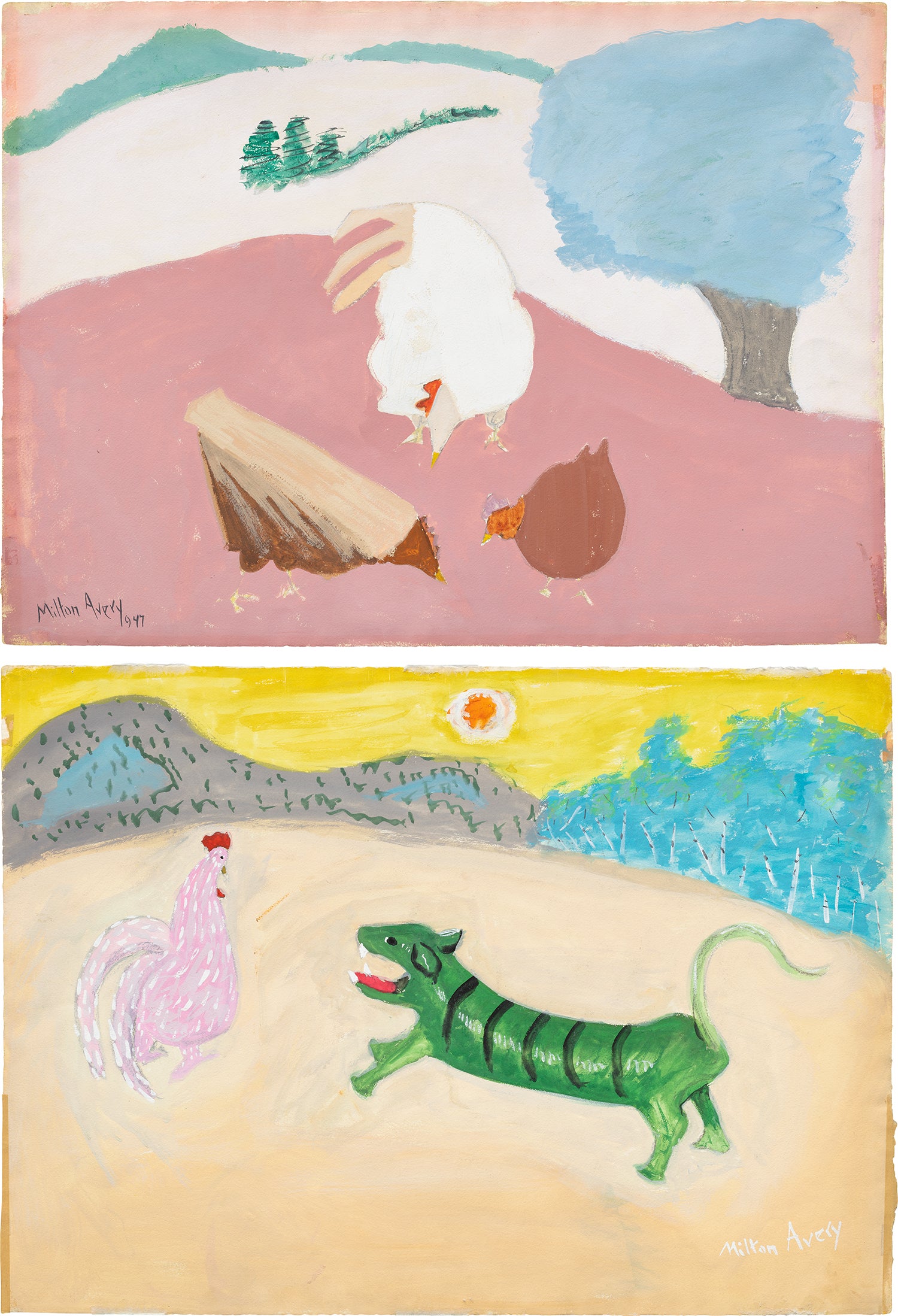 Milton Avery Modern & Contemporary Art Day Sale, Morning Session