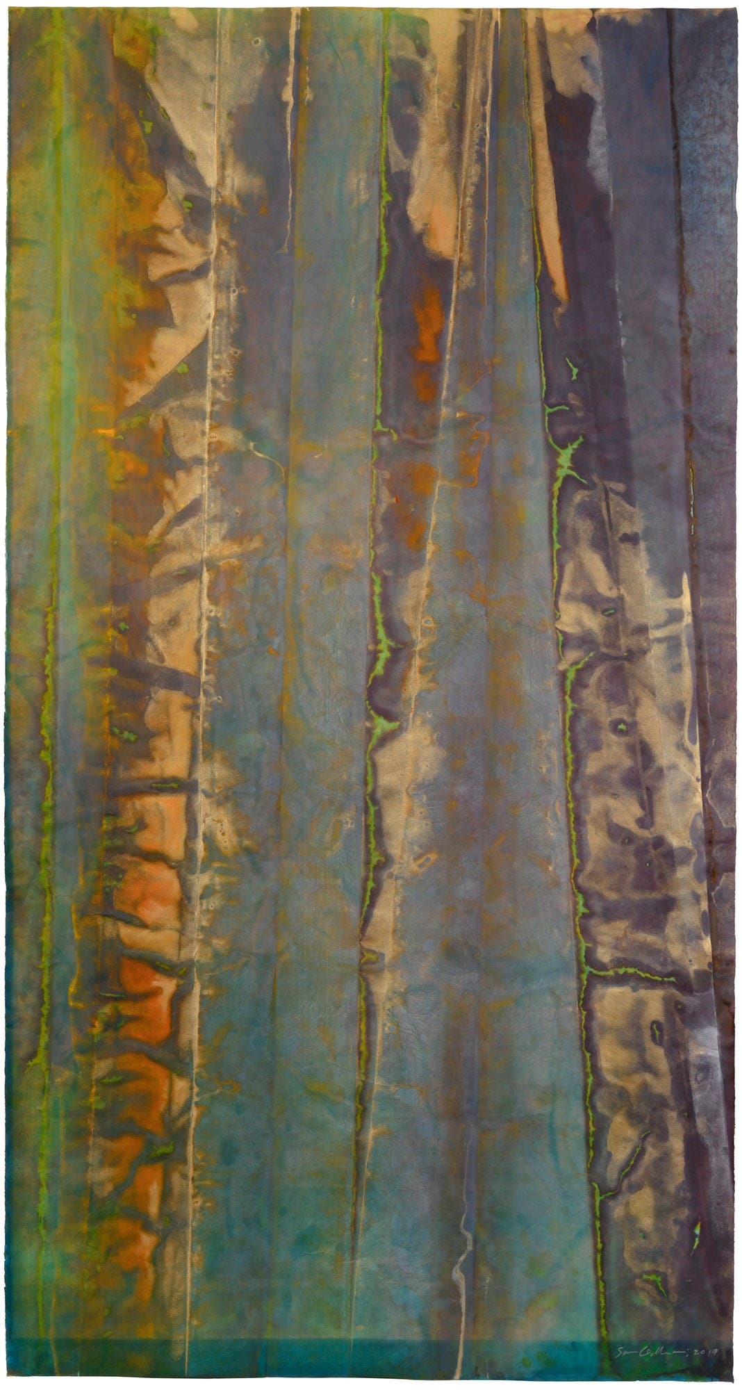 <p><strong>SAM GILLIAM</strong> <em>Untitled,</em> $80,000&ndash;120,000</p>
