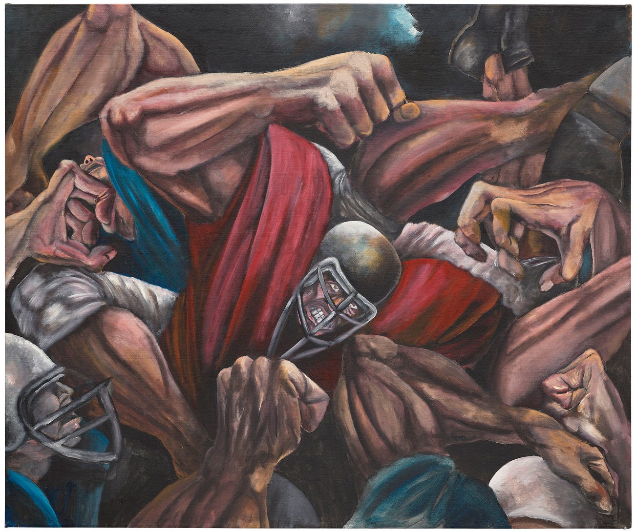 <p><strong>ERNIE BARNES</strong> <em>Untitled,</em> $120,000–180,000</p>