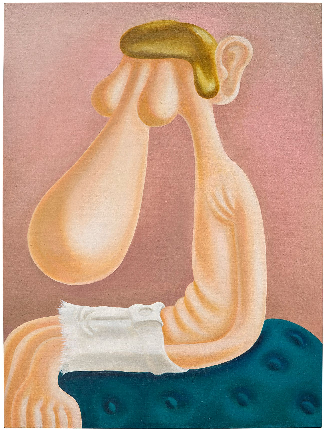 <p><strong>LOUISE BONNET</strong> <em>Seated Figure on Pink Background,</em> $100,000-150,000</p>